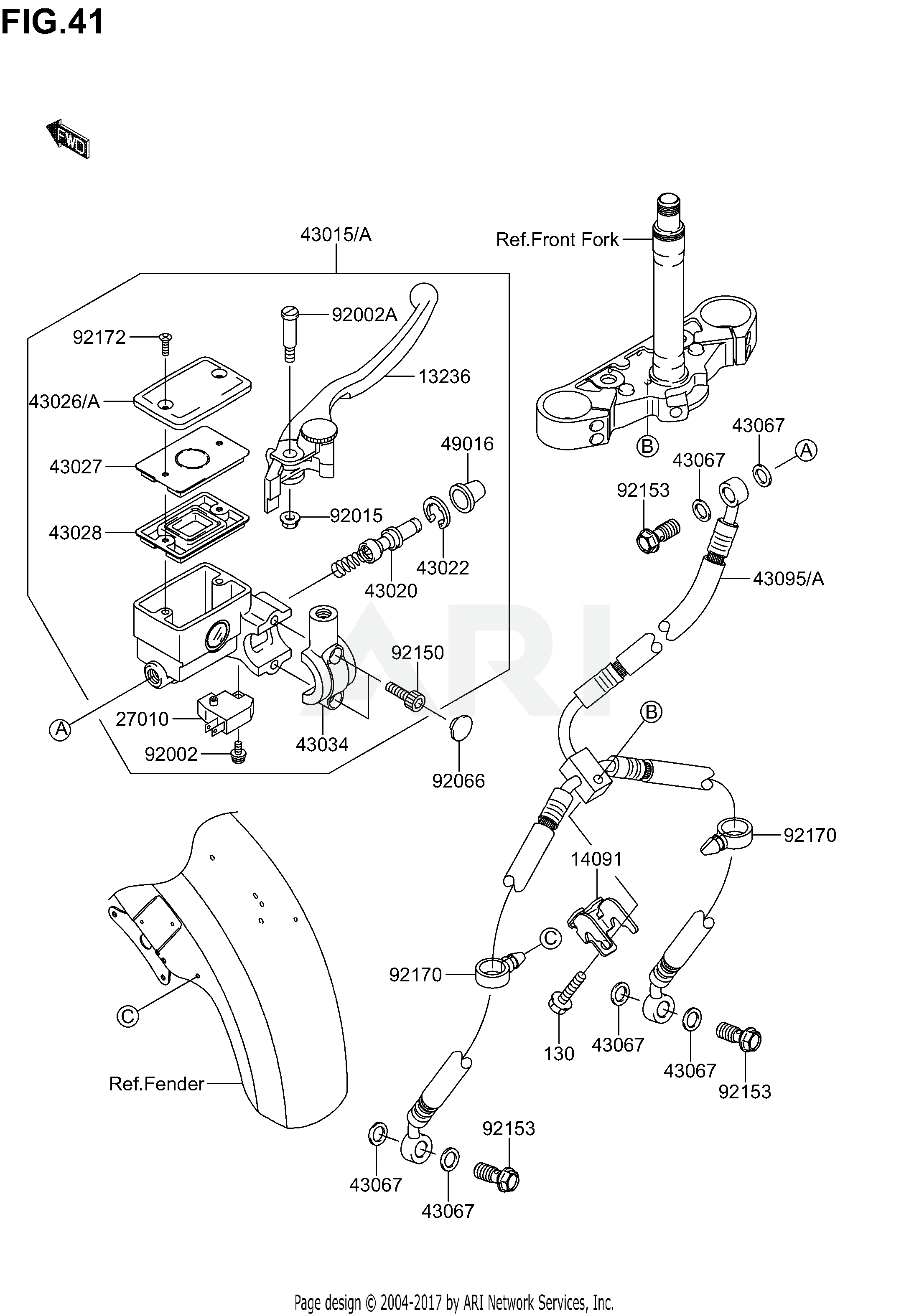 FRONT MASTER CYLINDER