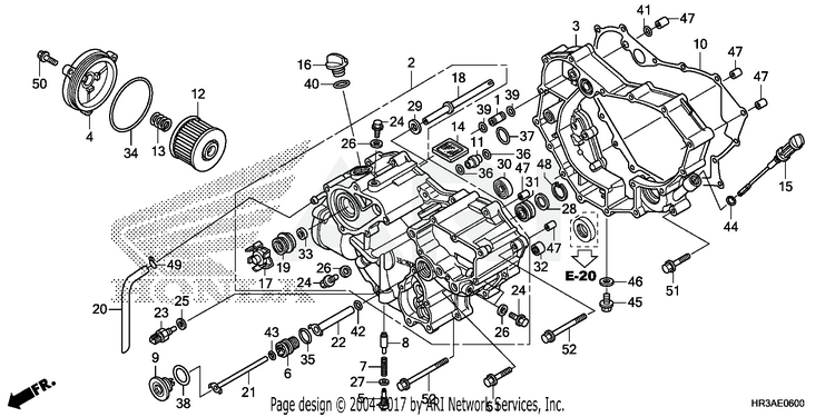 FRONT CRANKCASE COVER    (1)