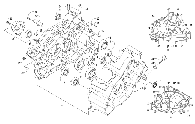 CRANKCASE ASSEMBLY