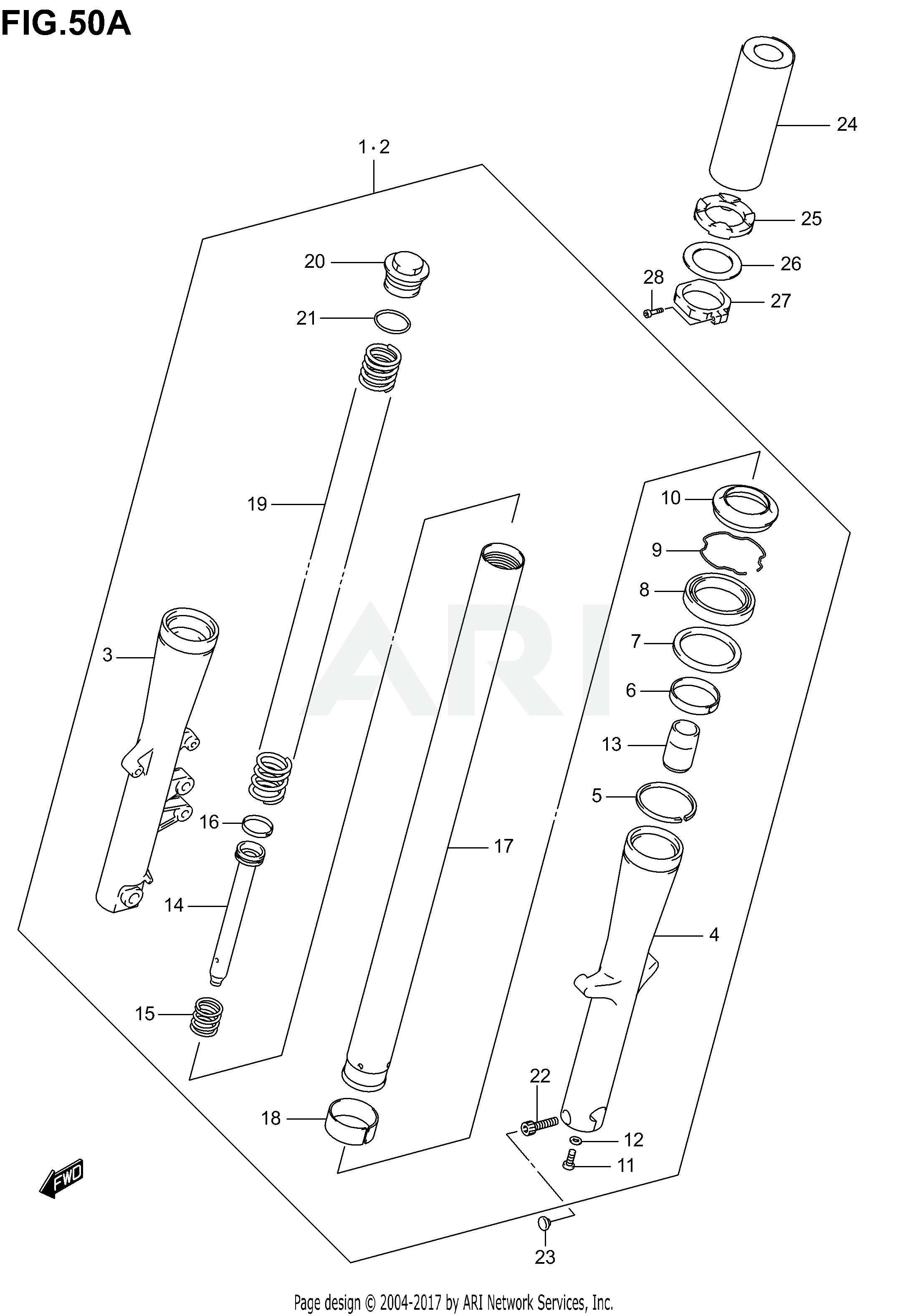 FRONT DAMPER (MODEL K5)