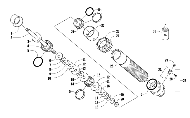 FRONT SUSPENSION SHOCK ABSORBER