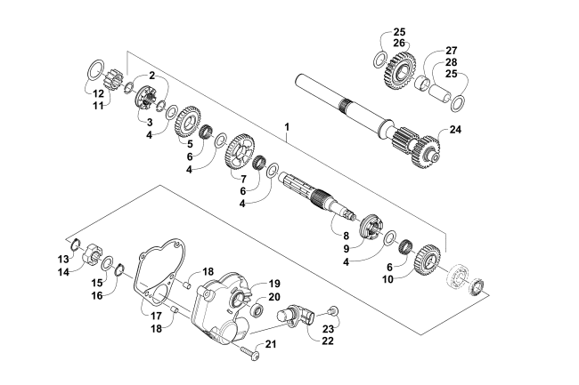 SECONDARY TRANSMISSION ASSEMBLY