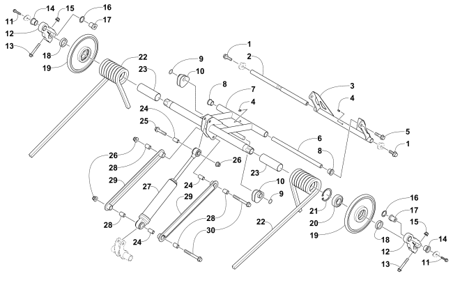 REAR SUSPENSION REAR ARM ASSEMBLY