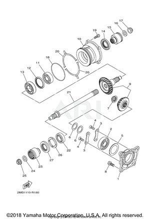 MIDDLE DRIVE GEAR