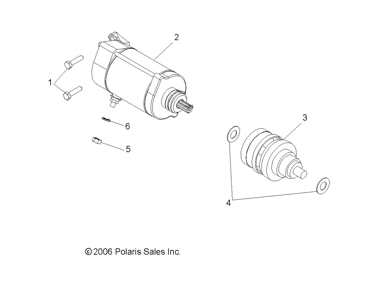 ENGINE, STARTING MOTOR - R10HR76AG/AR (49RGRSTARTINGMTR077006X6)