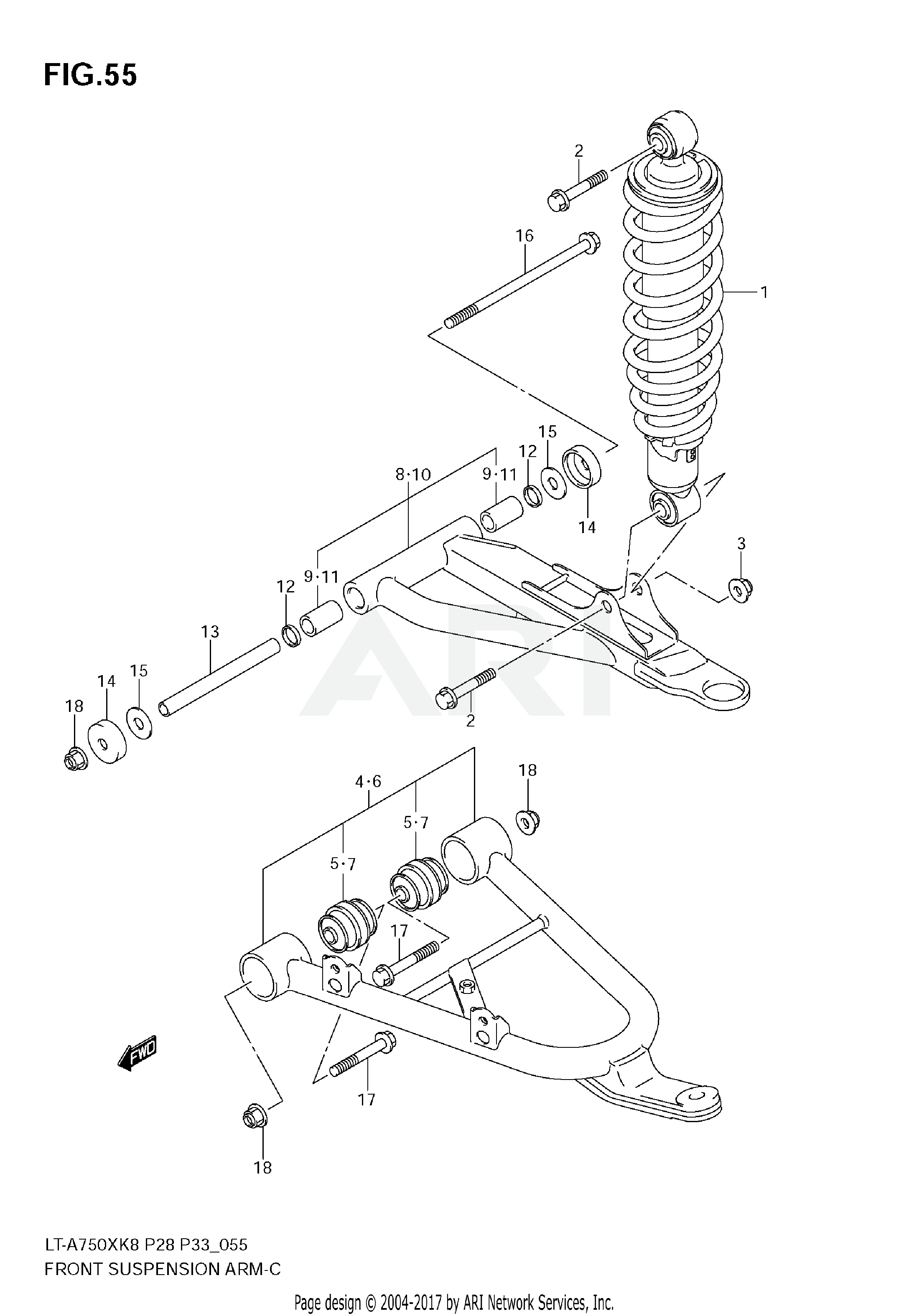 FRONT SUSPENSION ARM