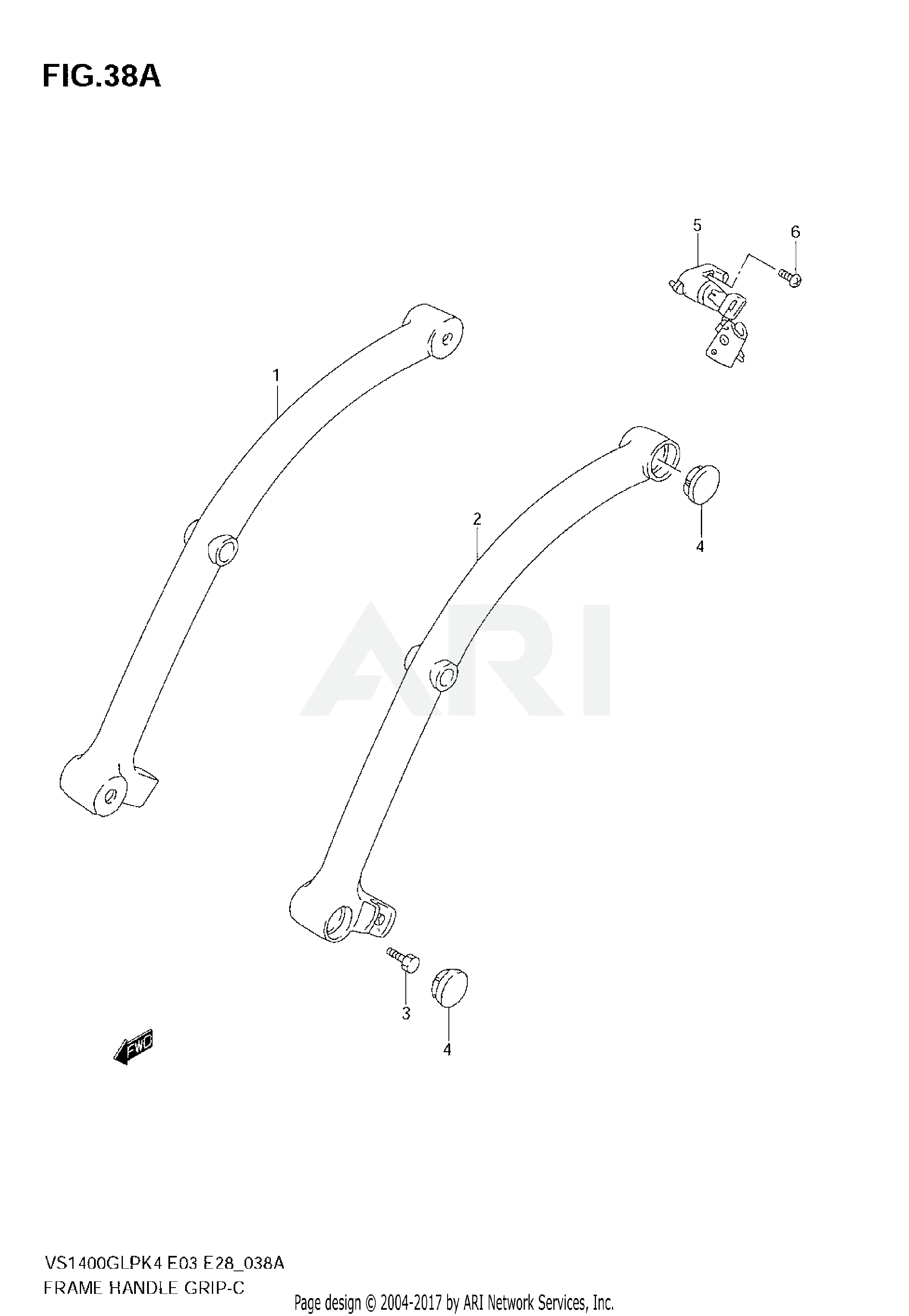 FRAME HANDLE GRIP (MODEL K5/K6/K7/K8)