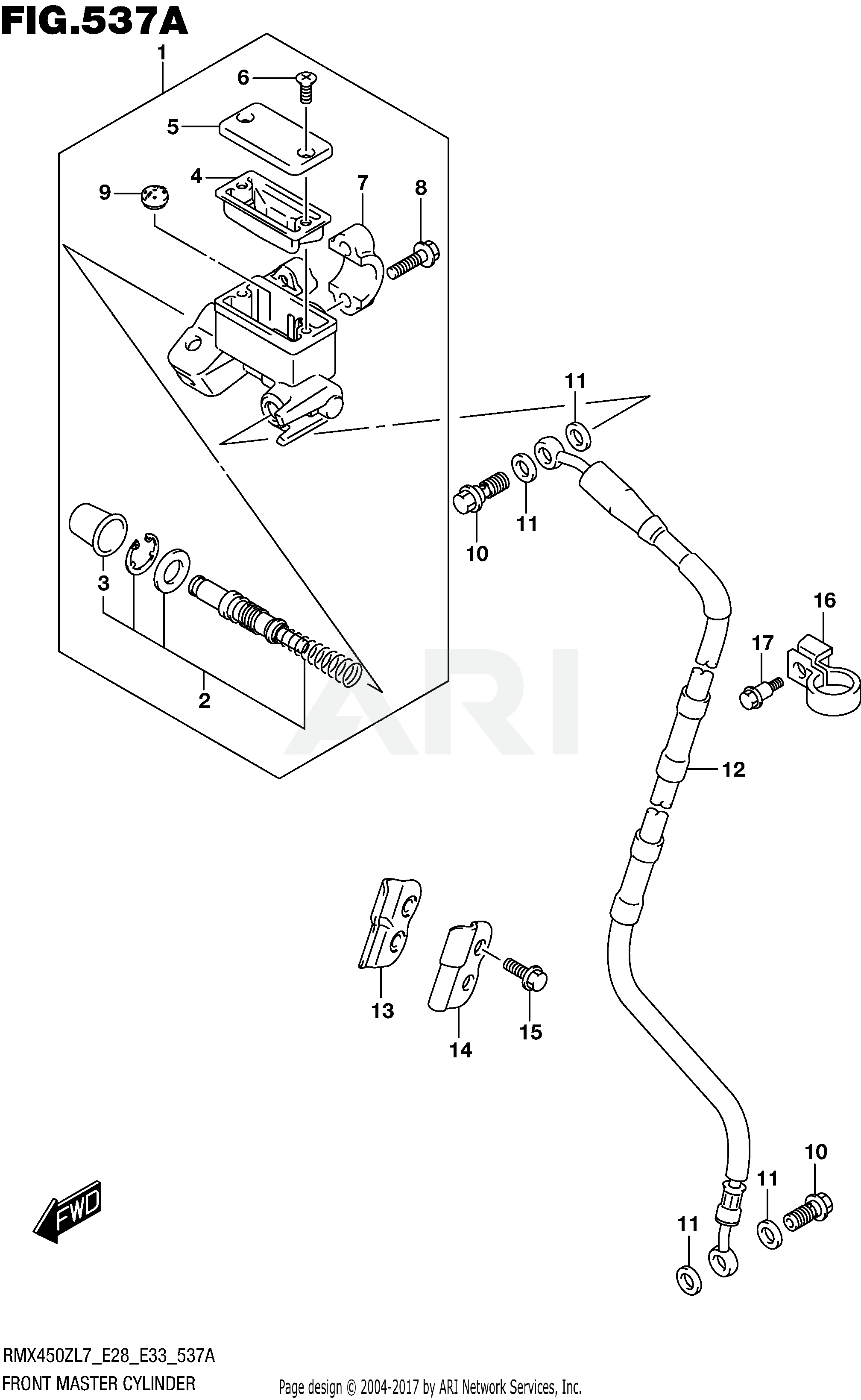 FRONT MASTER CYLINDER