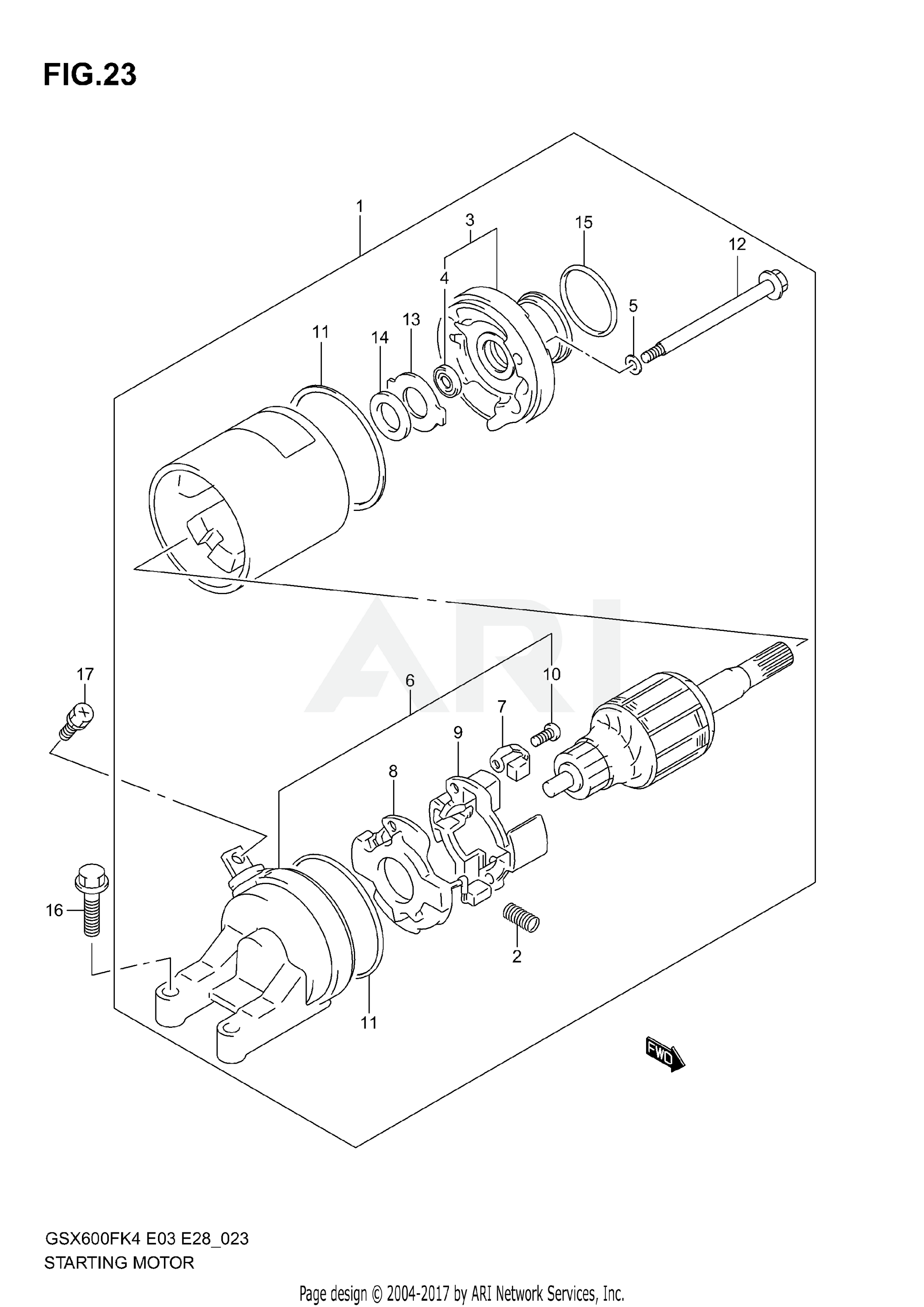 STARTING MOTOR