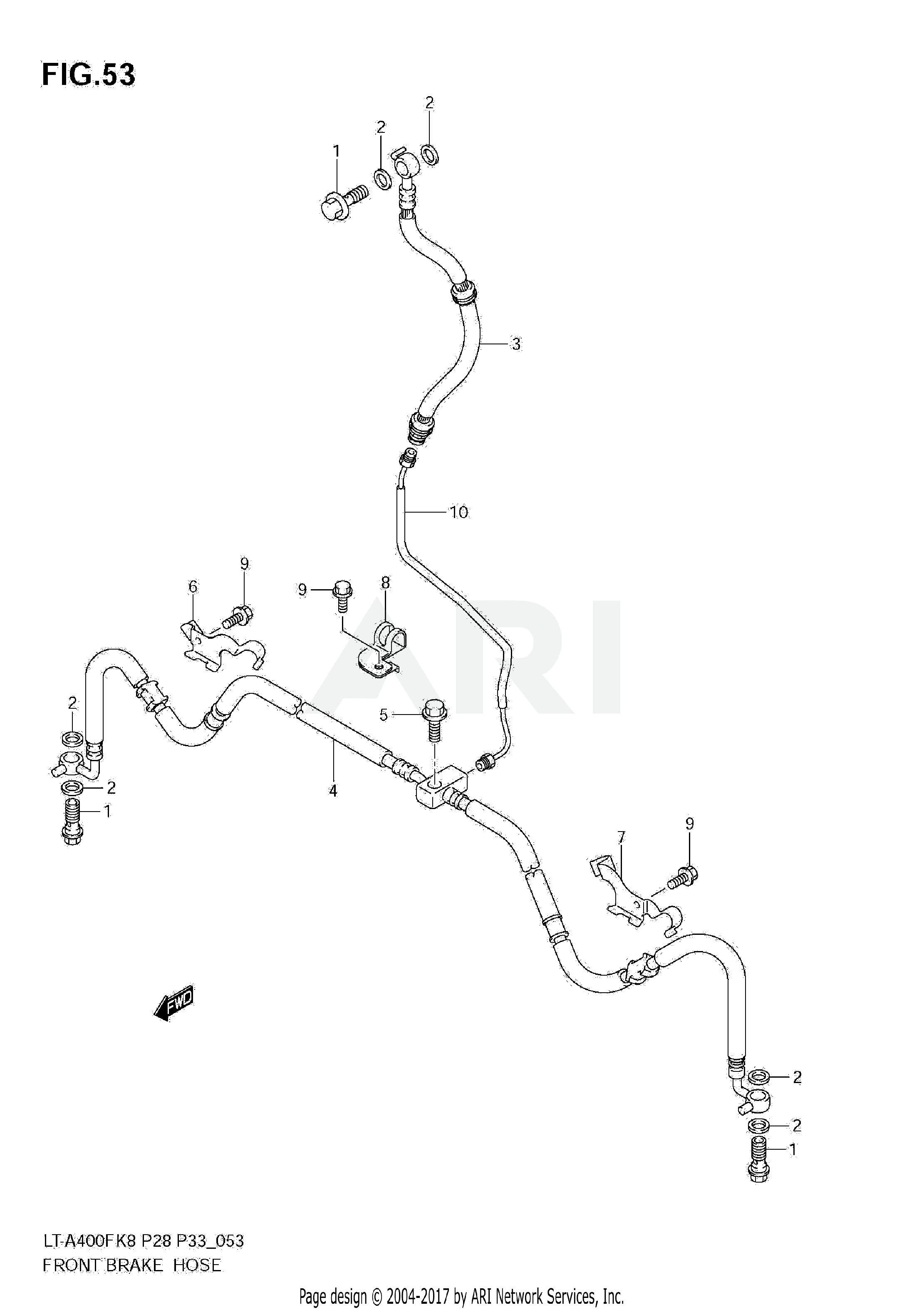 FRONT BRAKE HOSE