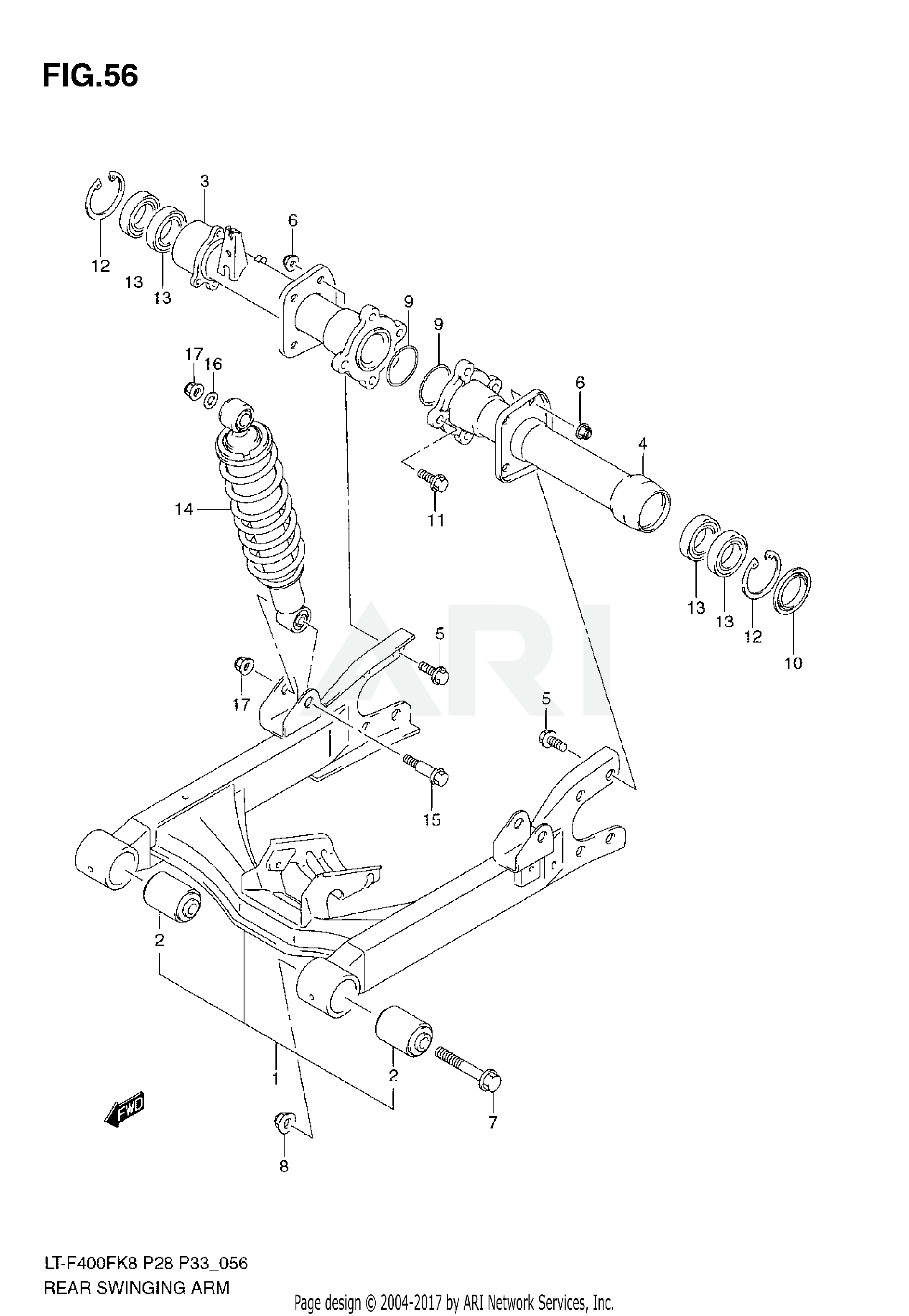 REAR SWINGINGARM