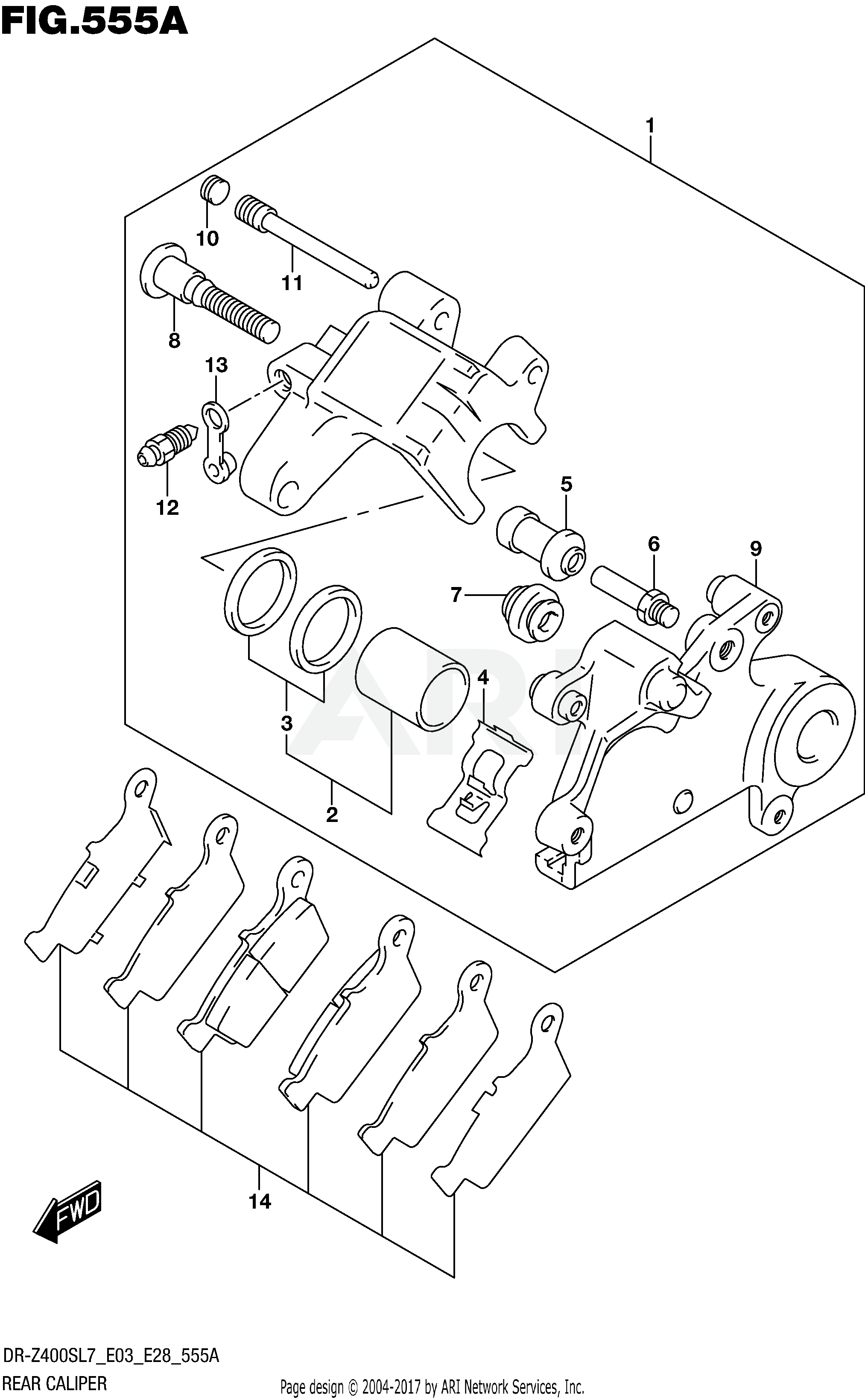 REAR CALIPER