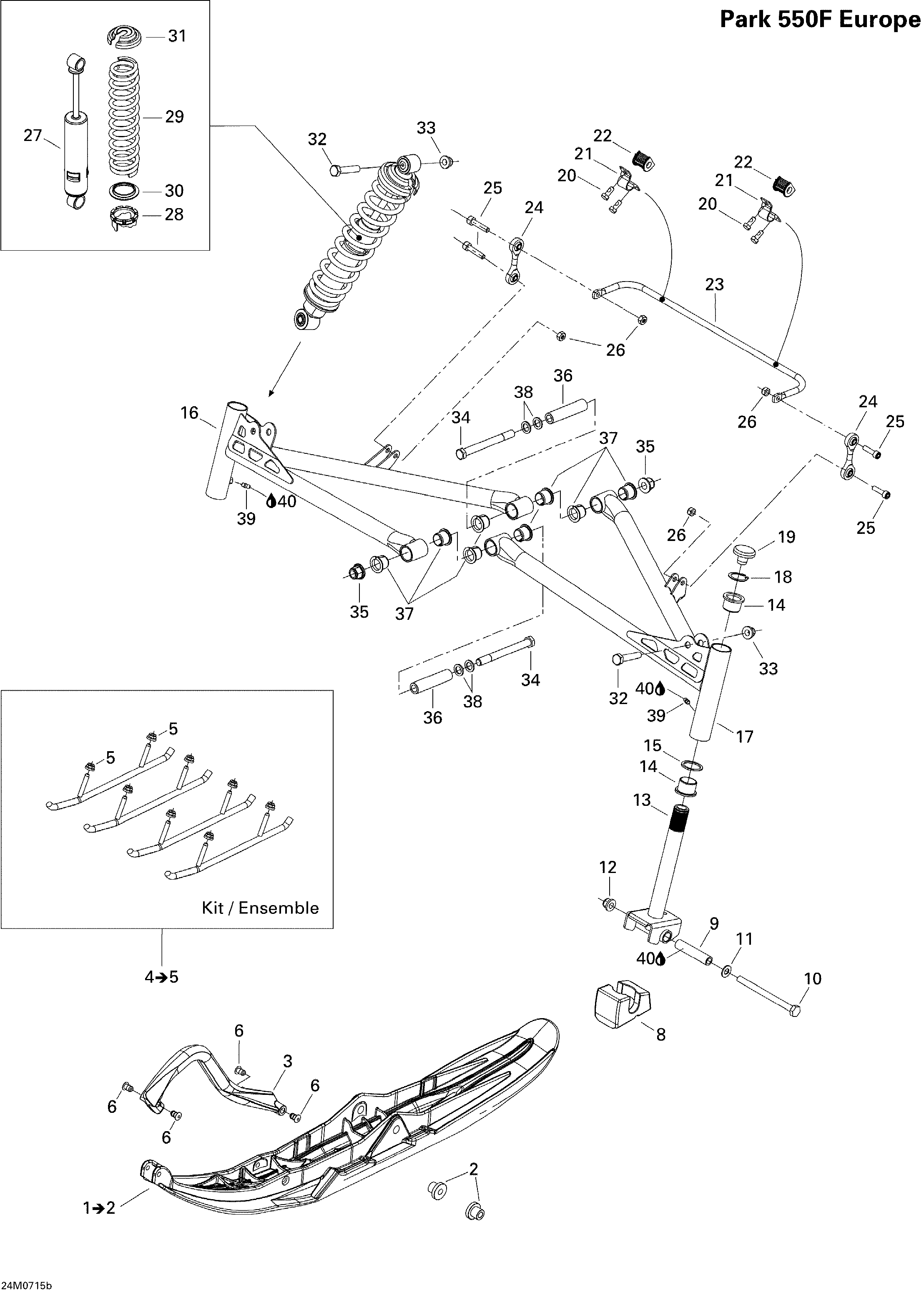 Front Suspension And Ski EUR