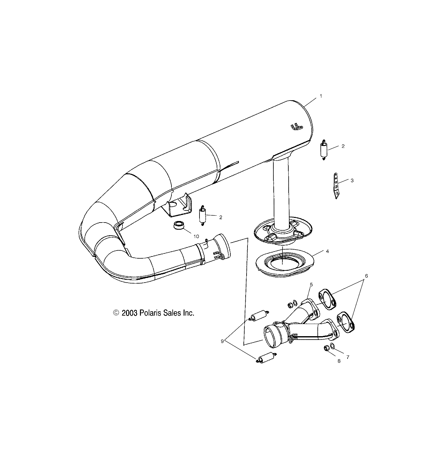 EXHAUST SYSTEM - S04NT3AS/AE (4988718871C03)