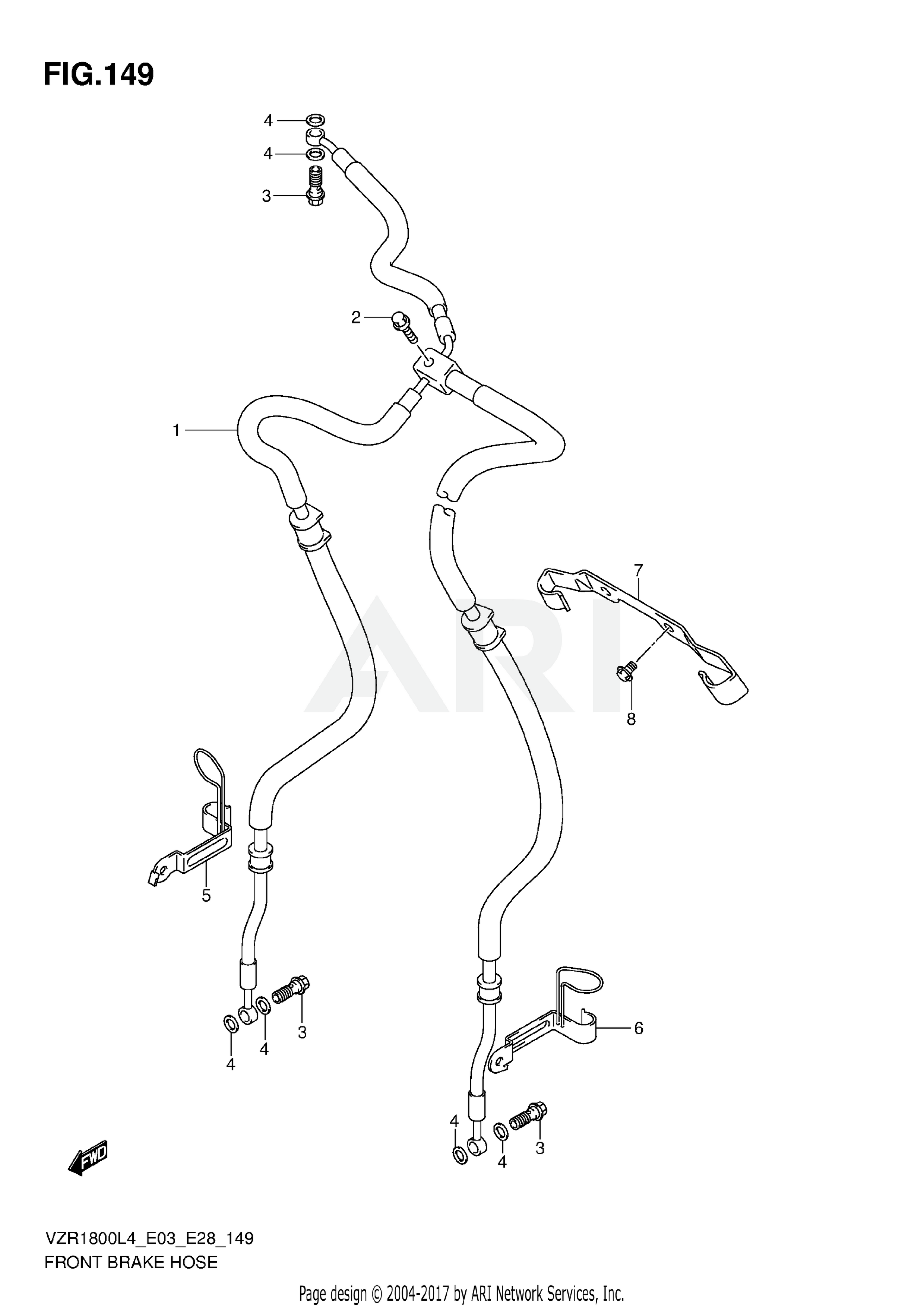 FRONT BRAKE HOSE