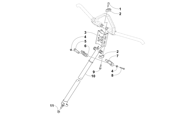 STEERING POST ASSEMBLY