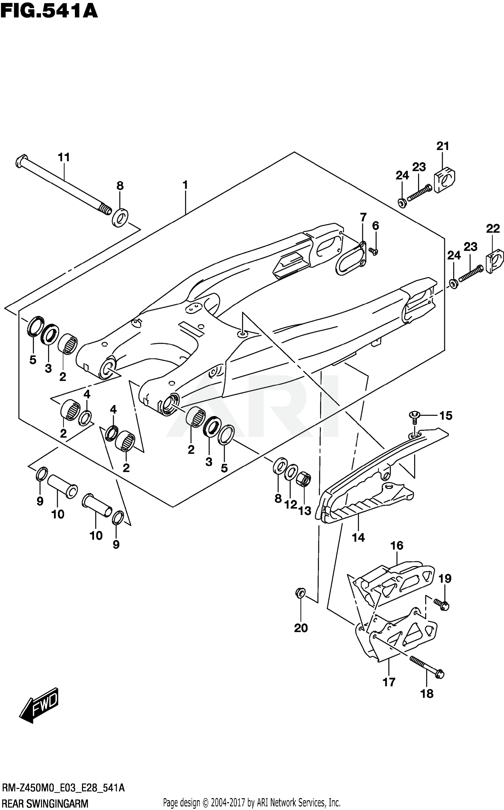 REAR SWINGINGARM