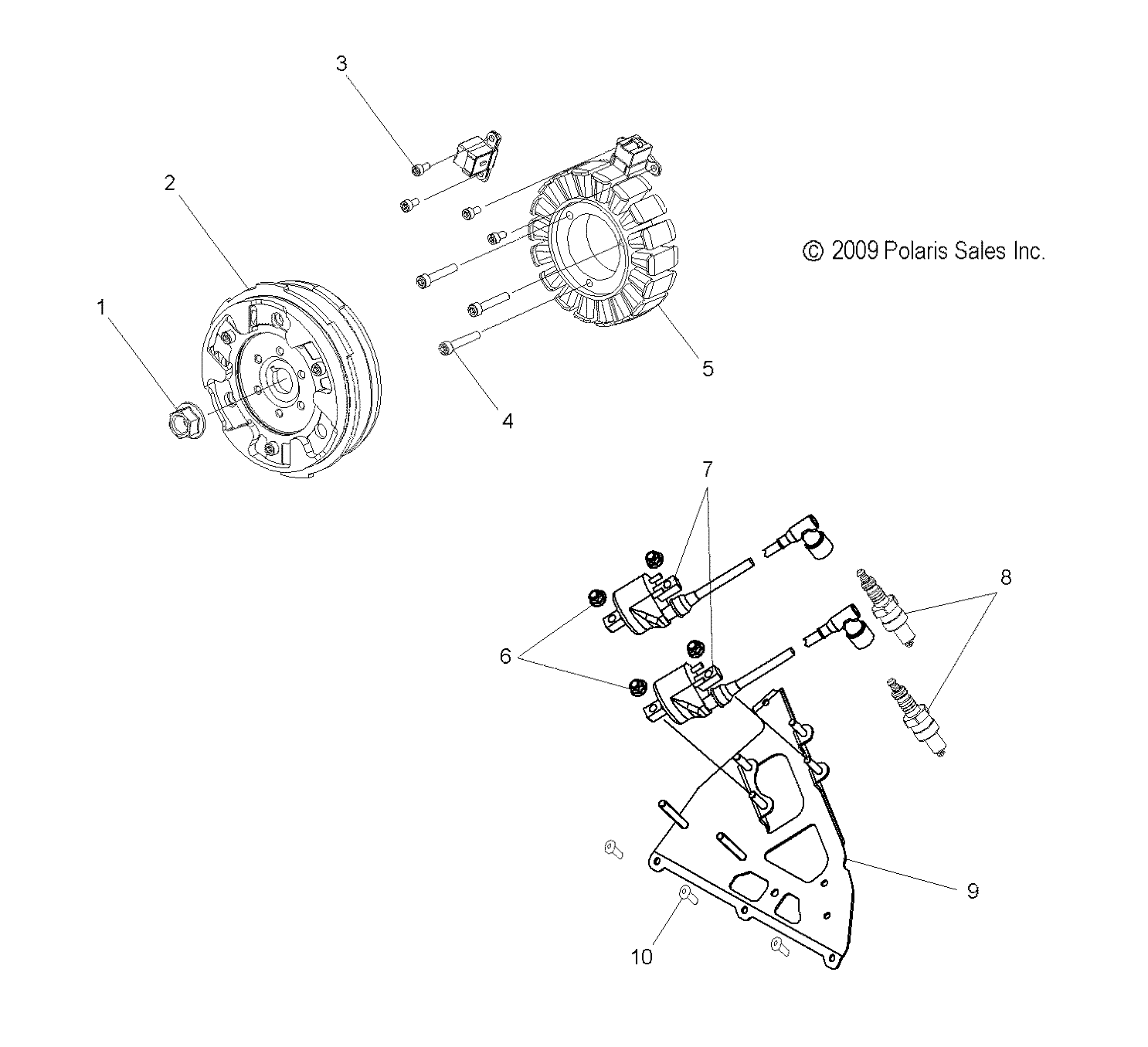 ELECTRICAL, IGNITION SYSTEM - S12BA6NSL (49SNOWMAGNETO10PR)