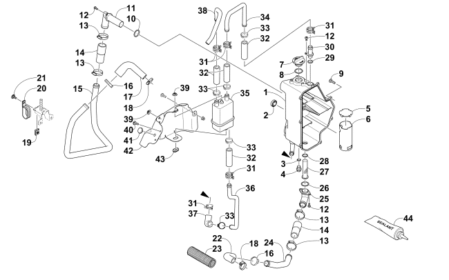 OIL TANK ASSEMBLY