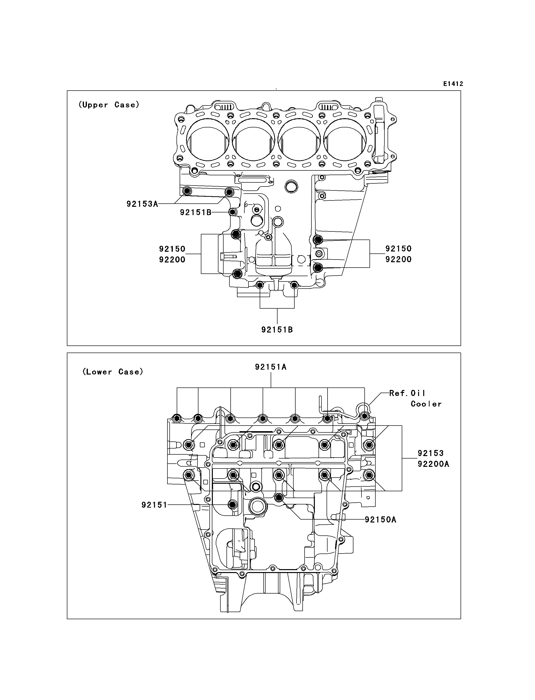 Crankcase Bolt Pattern