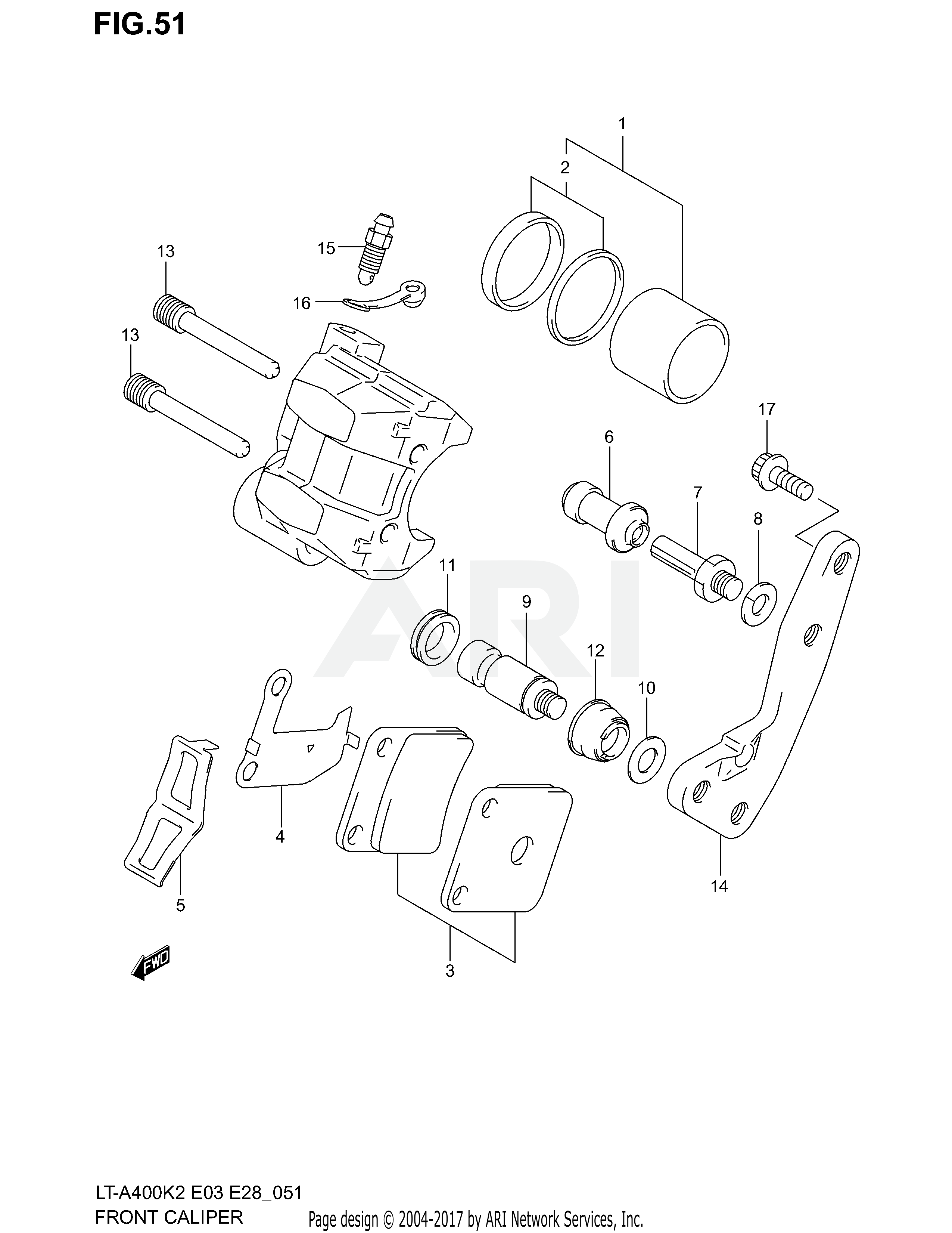 FRONT CALIPER