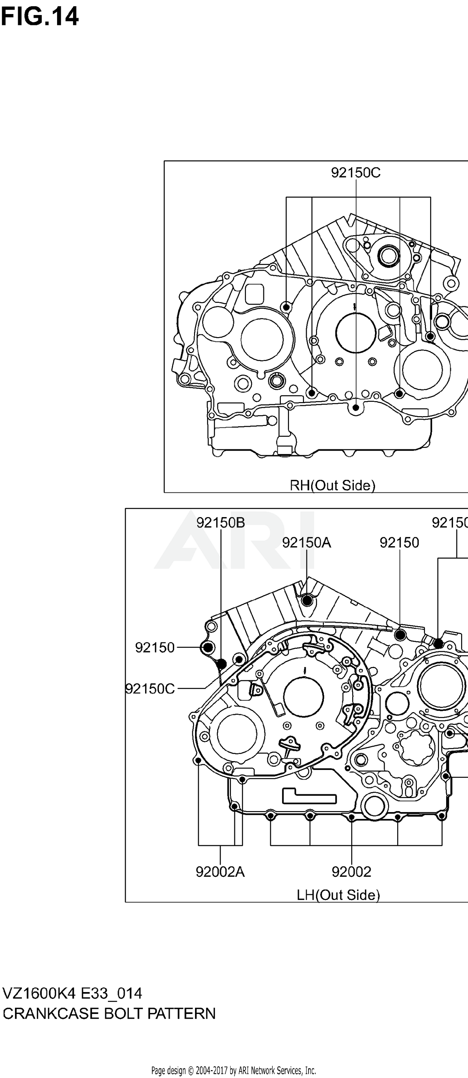 CRANKCASE BOLT PATTERN