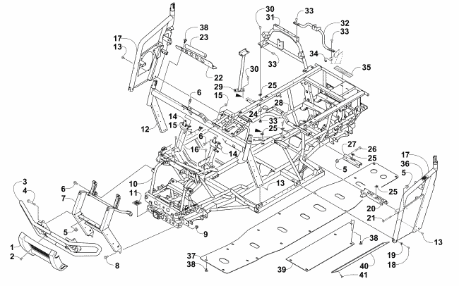 FRAME AND RELATED PARTS