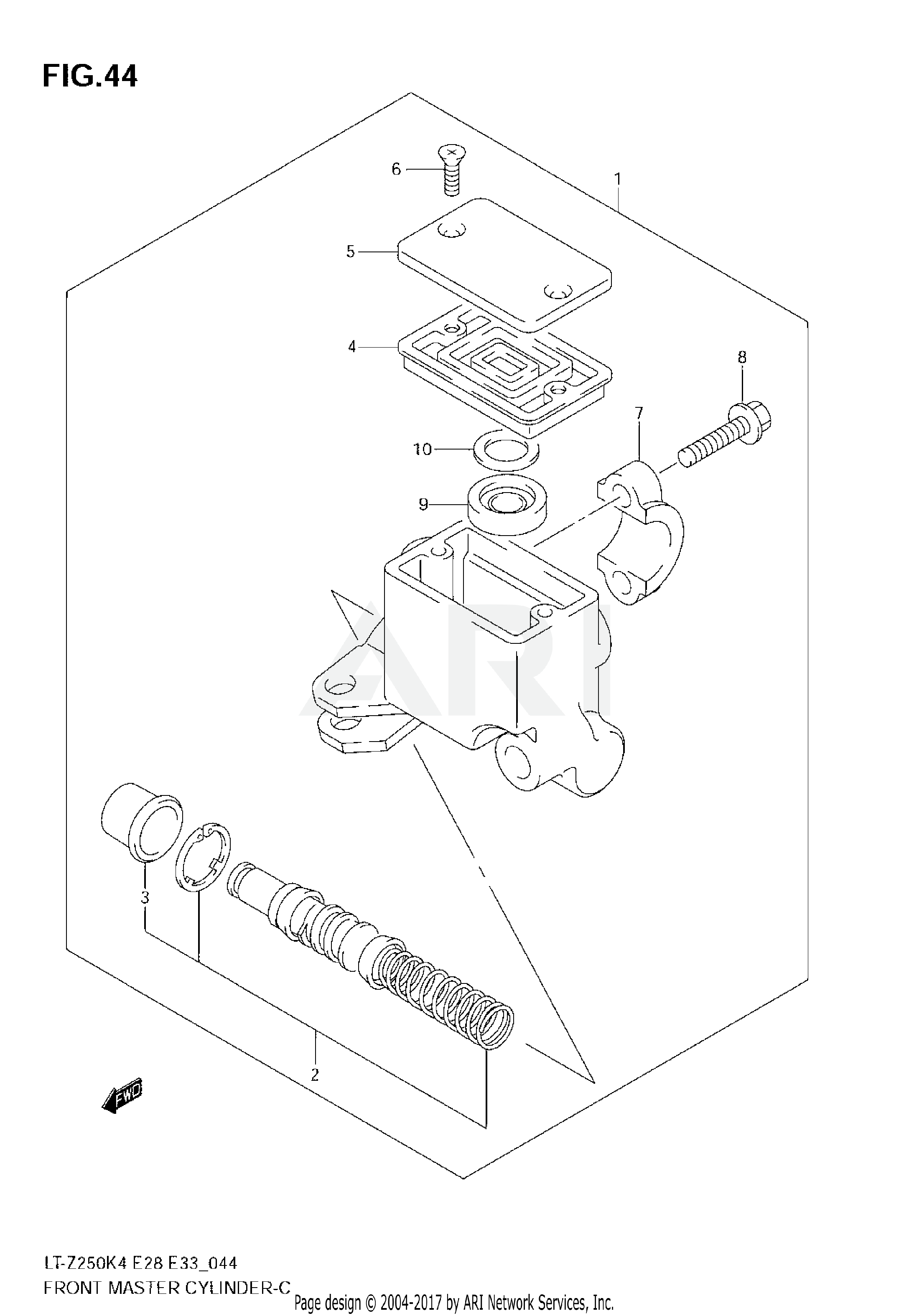 FRONT MASTER CYLINDER