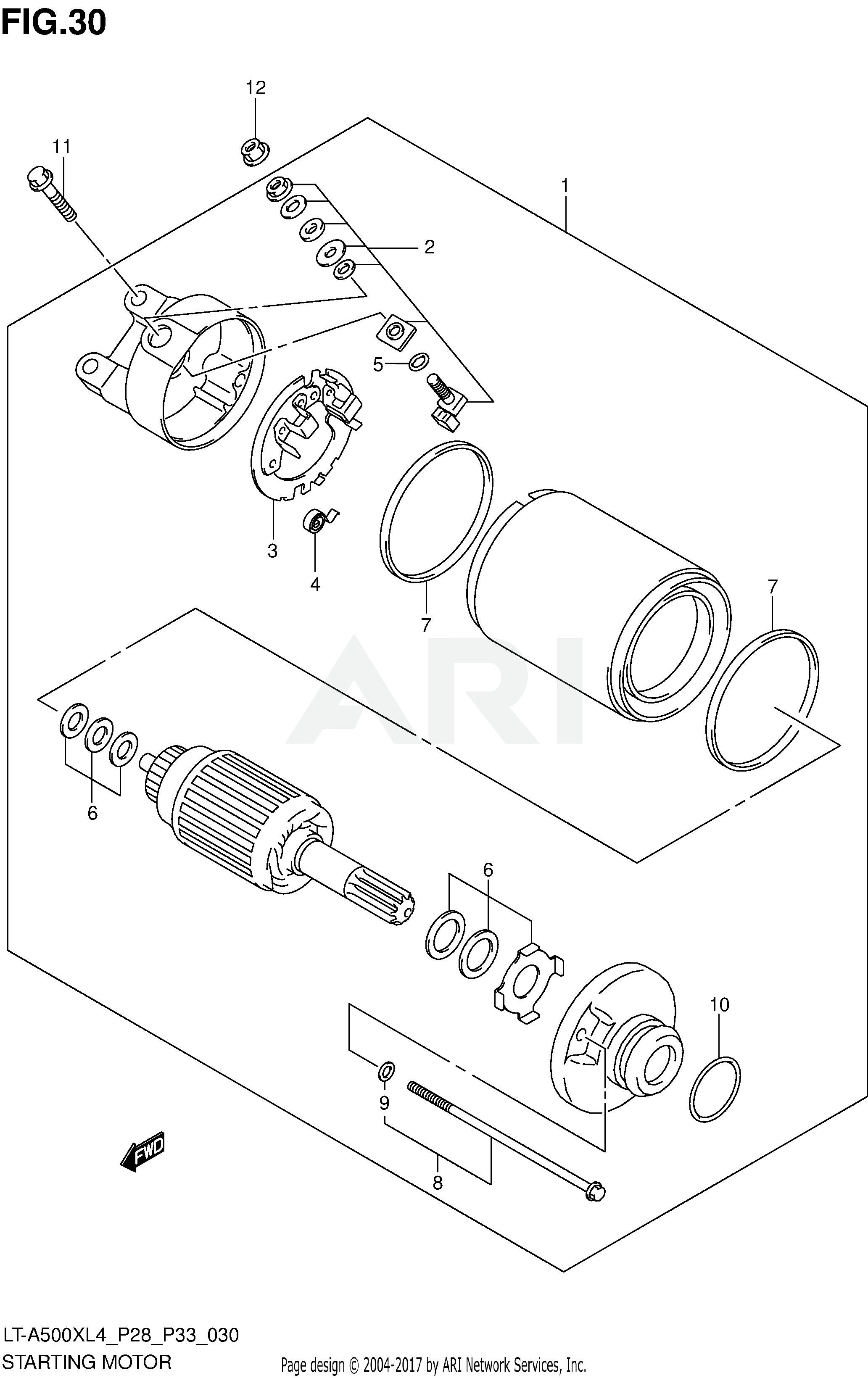 STARTING MOTOR