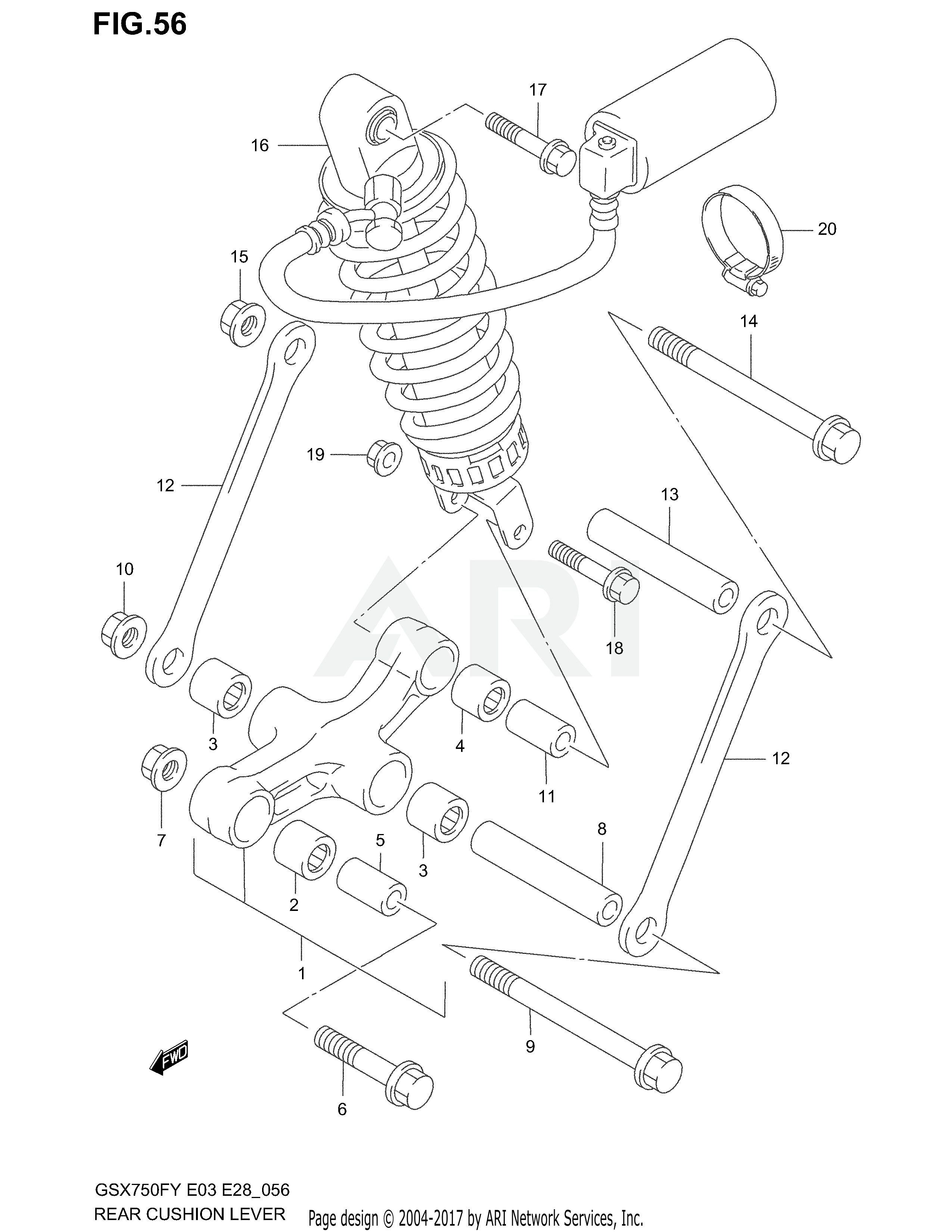 REAR FENDER (MODEL K3)