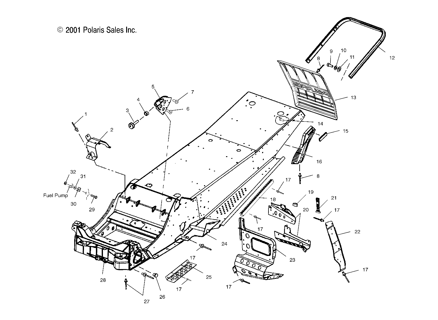 CHASSIS - S02NP6ESA/SB (4967546754A03)