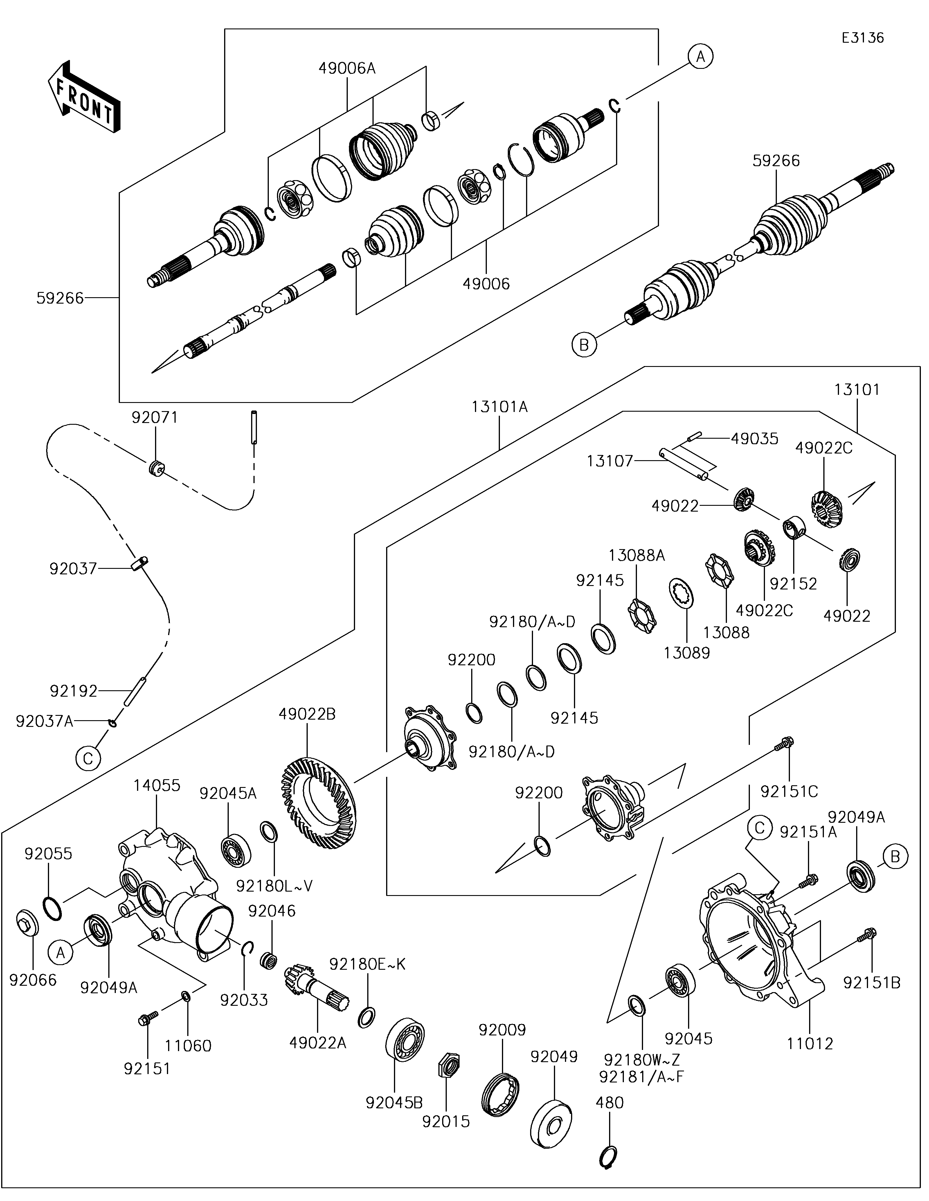 Drive Shaft-Front