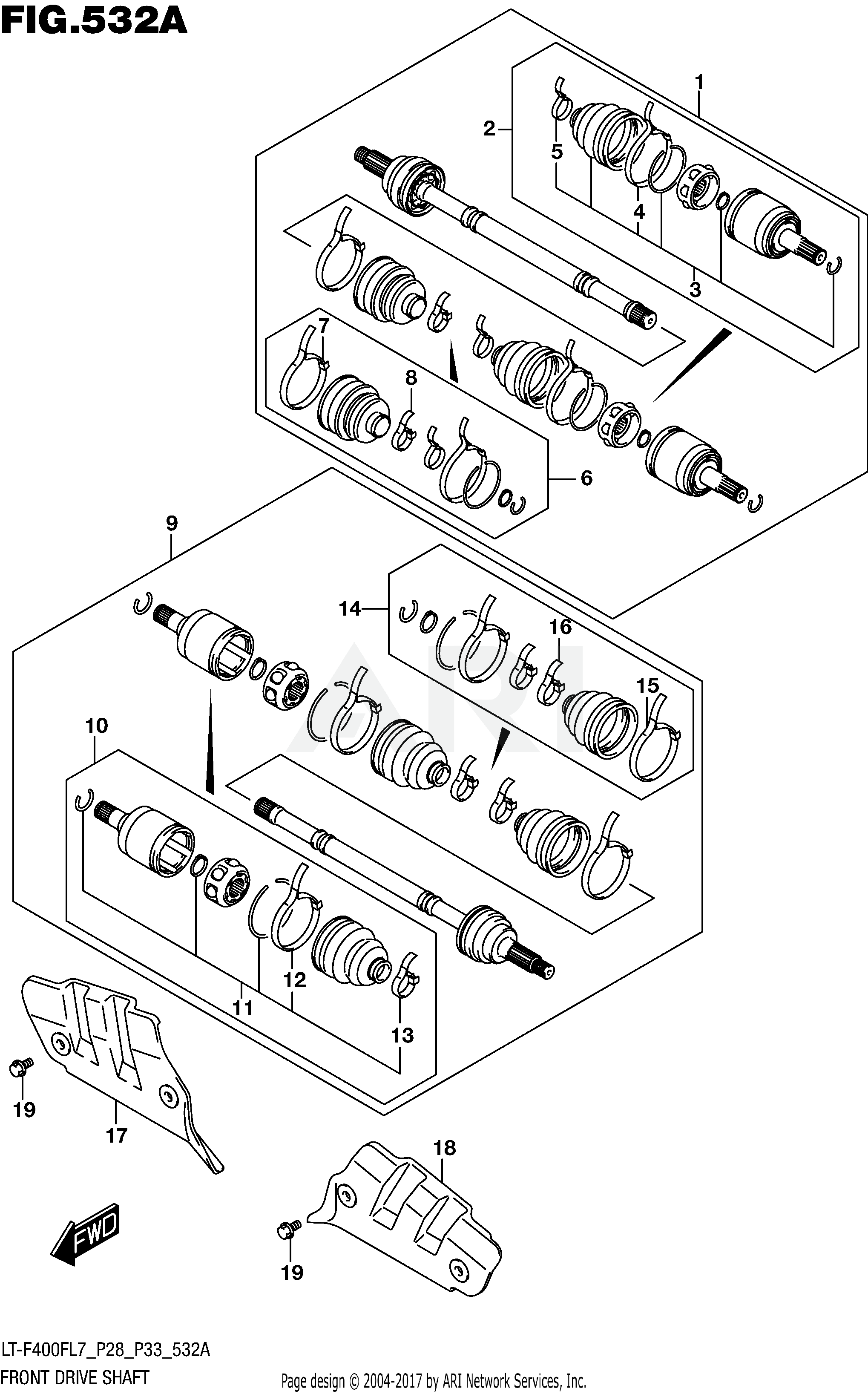 FRONT DRIVE SHAFT