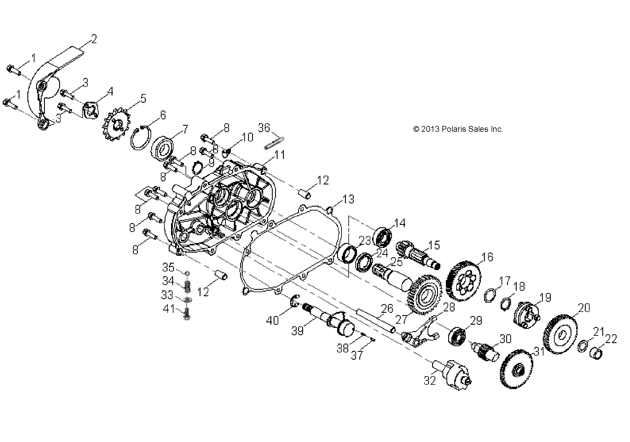 DRIVE TRAIN, TRANSMISSION - A16YAK11AD/AF (49ATVTRANSMISSION14SP90)