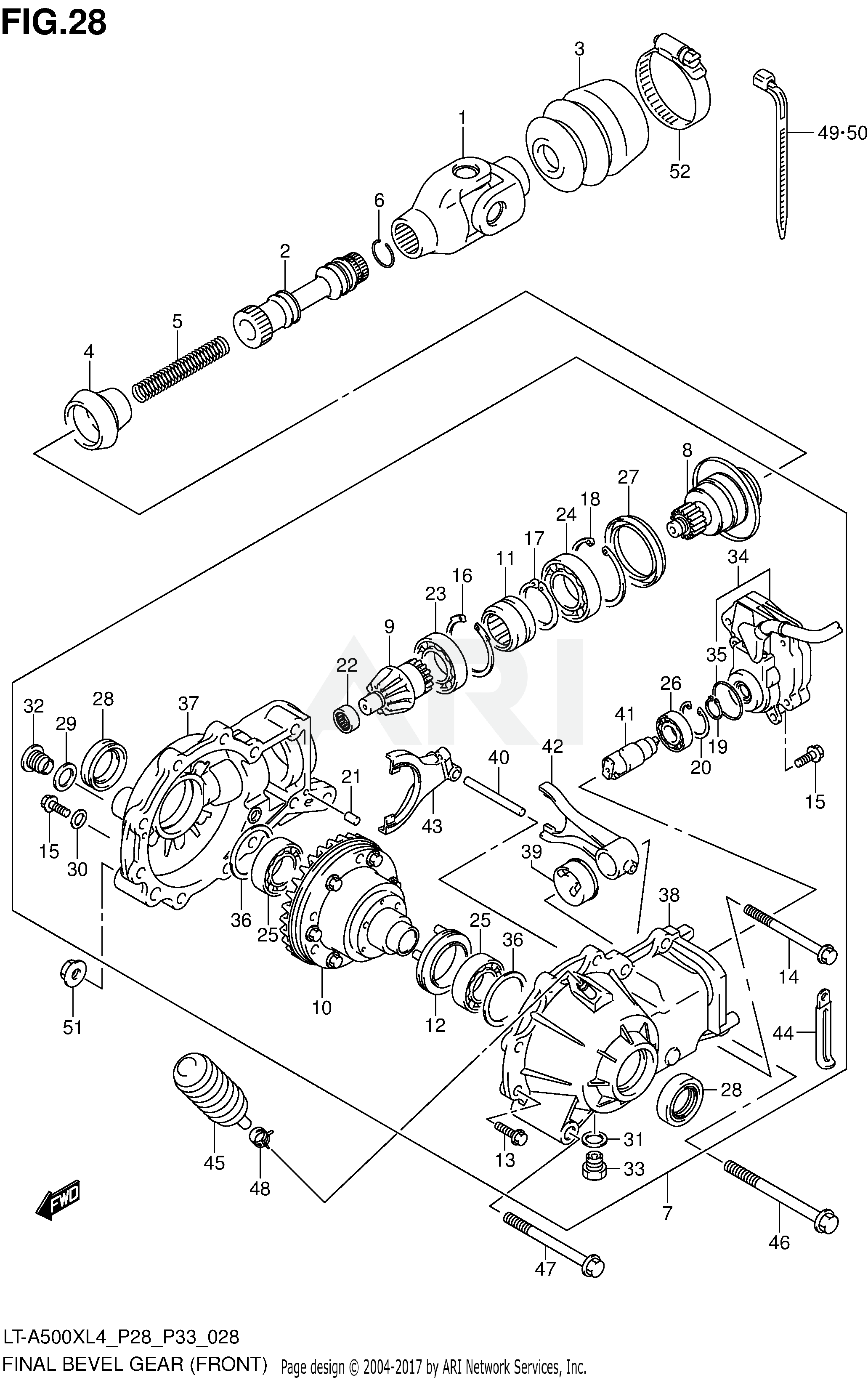 FINAL BEVEL GEAR (FRONT)