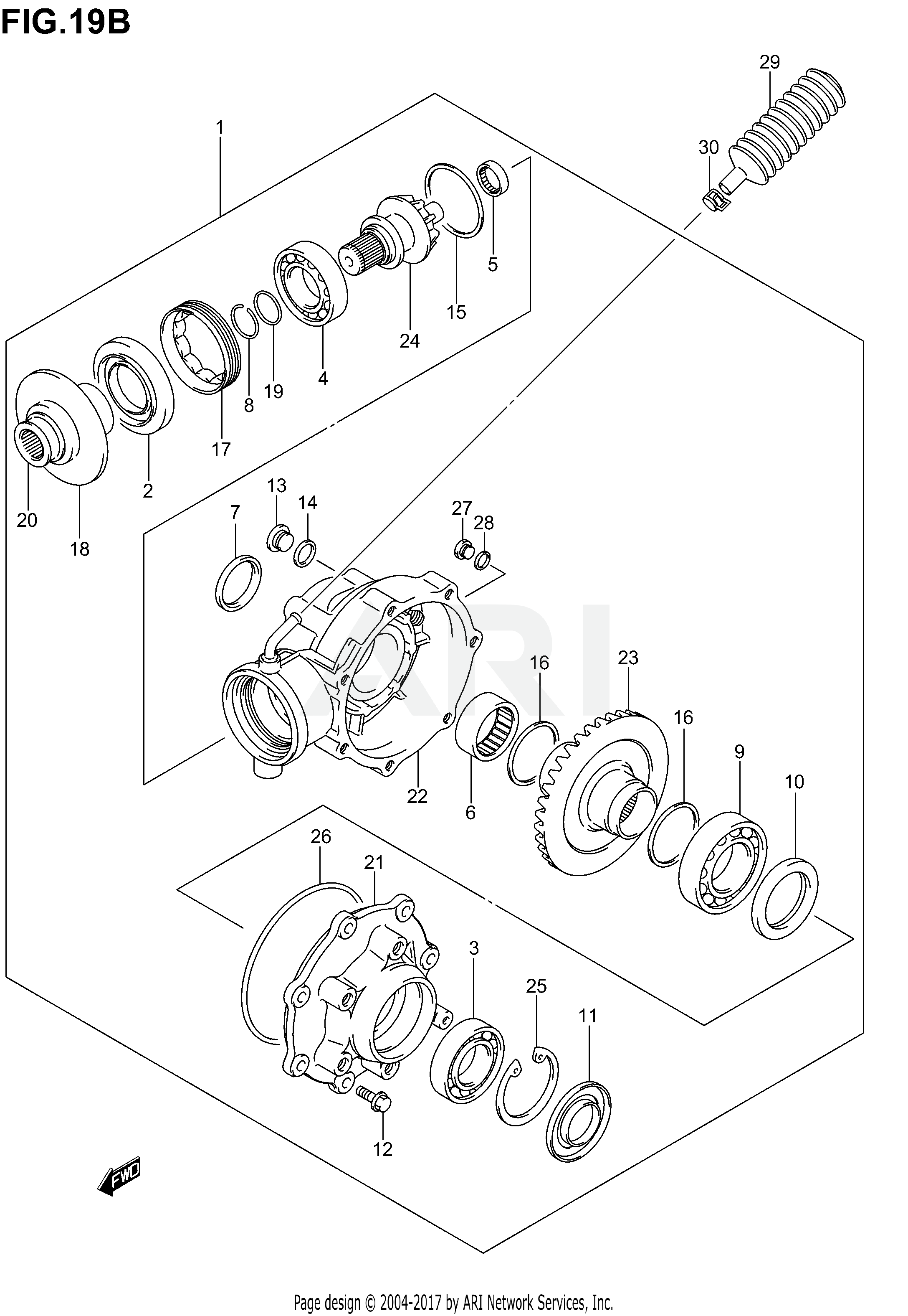 FINAL BEVEL GEAR (MODEL K4/K5/K6)