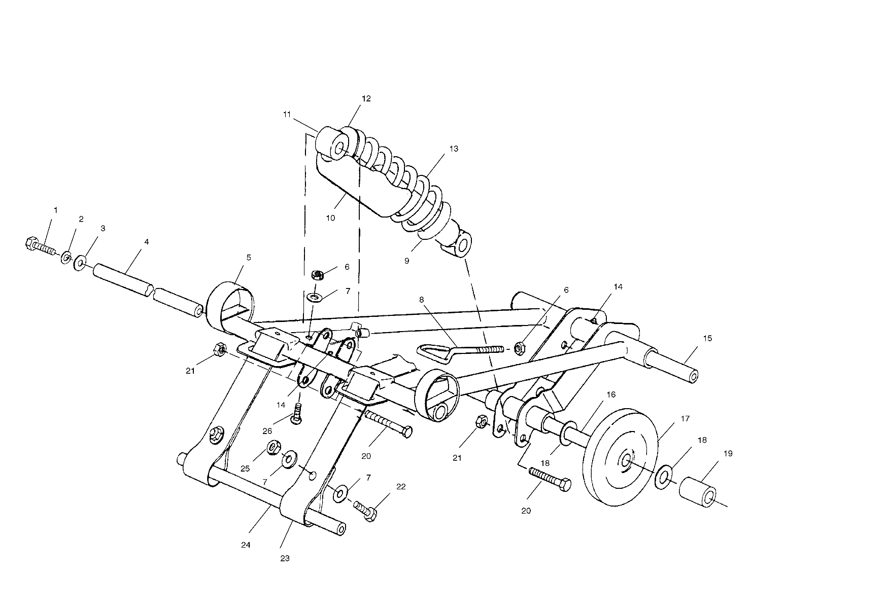 FRONT TORQUE ARM - S01ST5BS (4960486048B009)