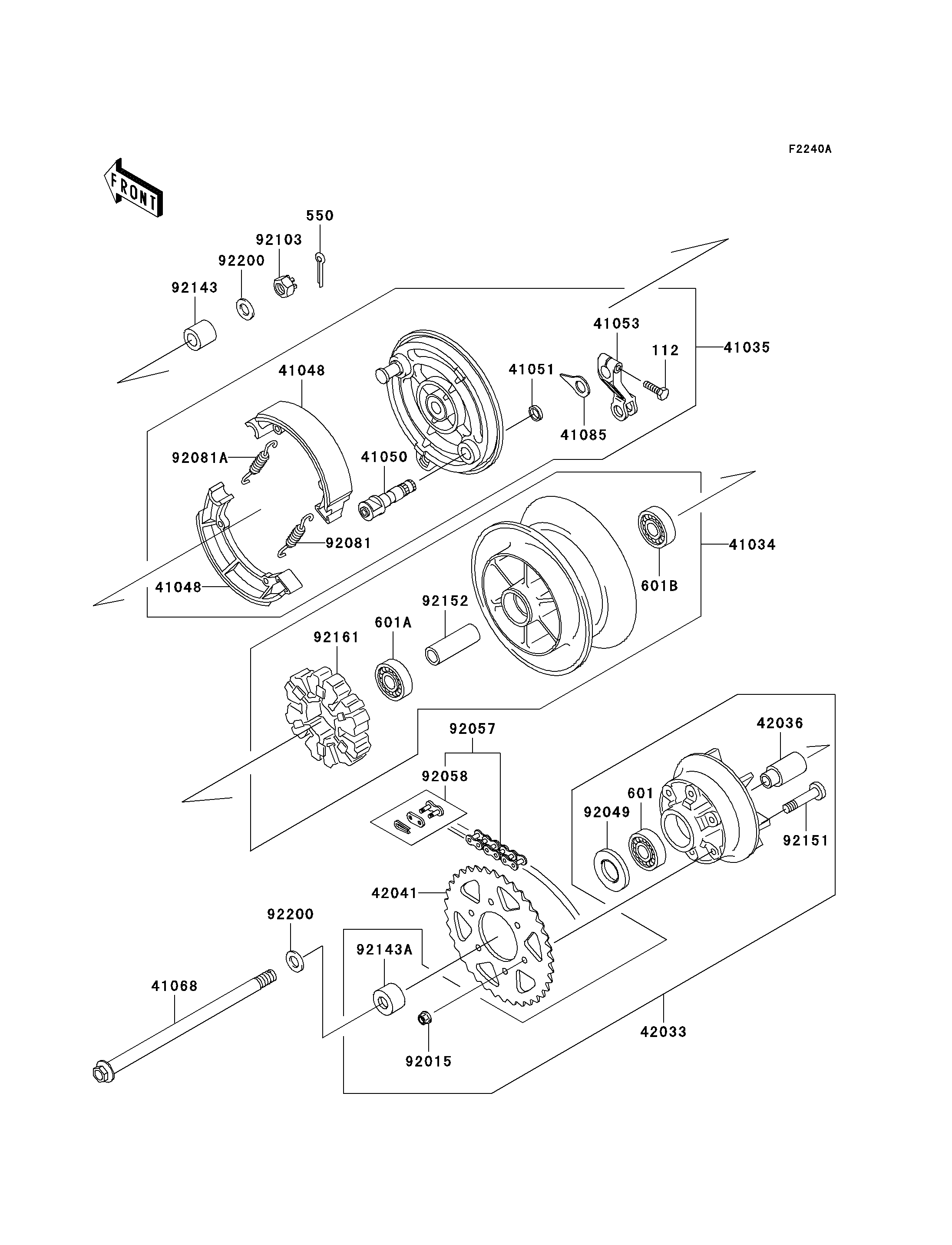 Rear Wheel/Chain(A7/A8)