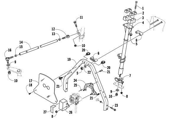 STEERING POST ASSEMBLY