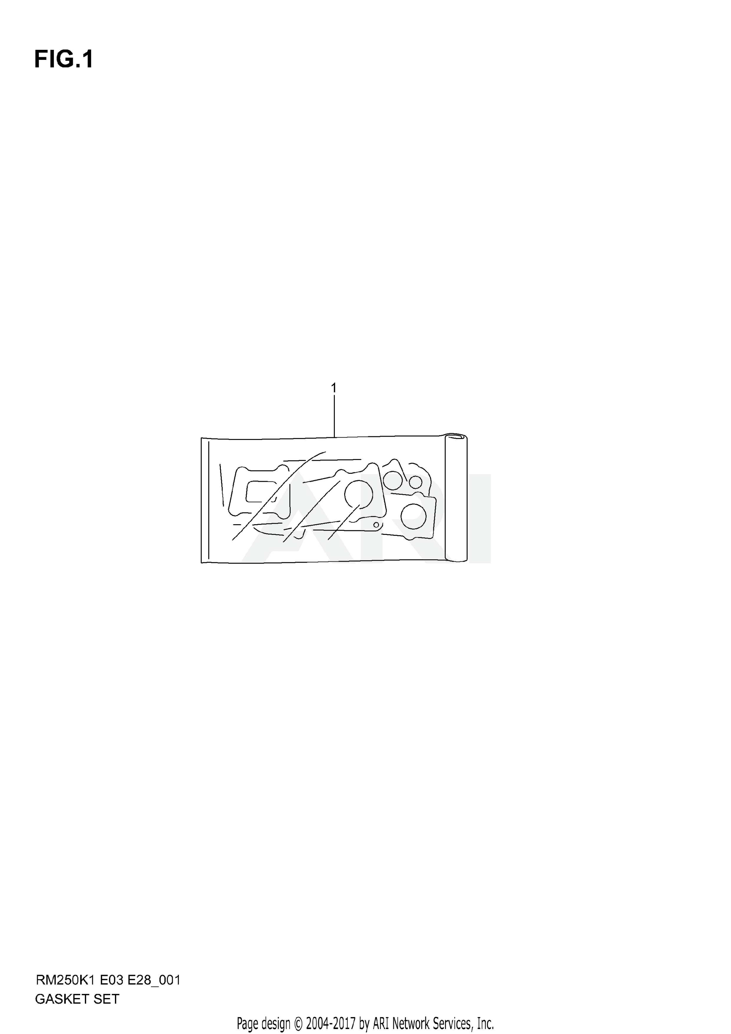 GASKET SET (MODEL K1/K2)