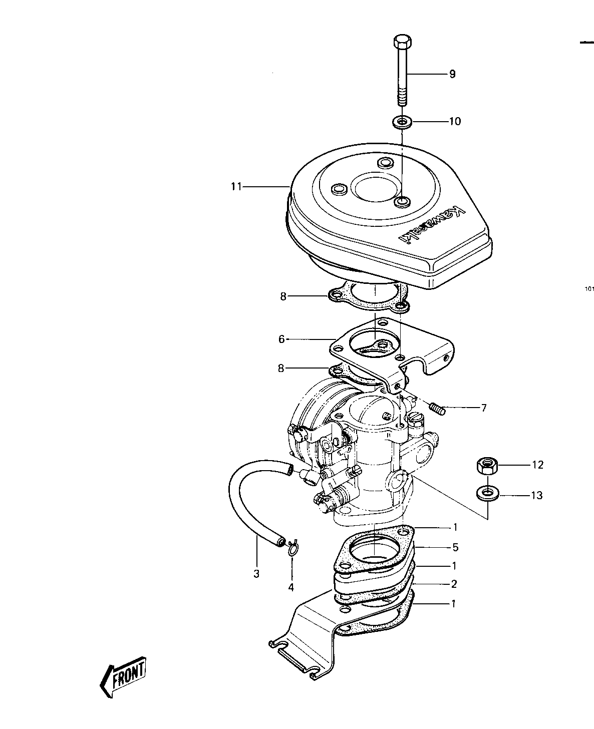 CARBURETOR BRACKETS/FLAME ARRESTER