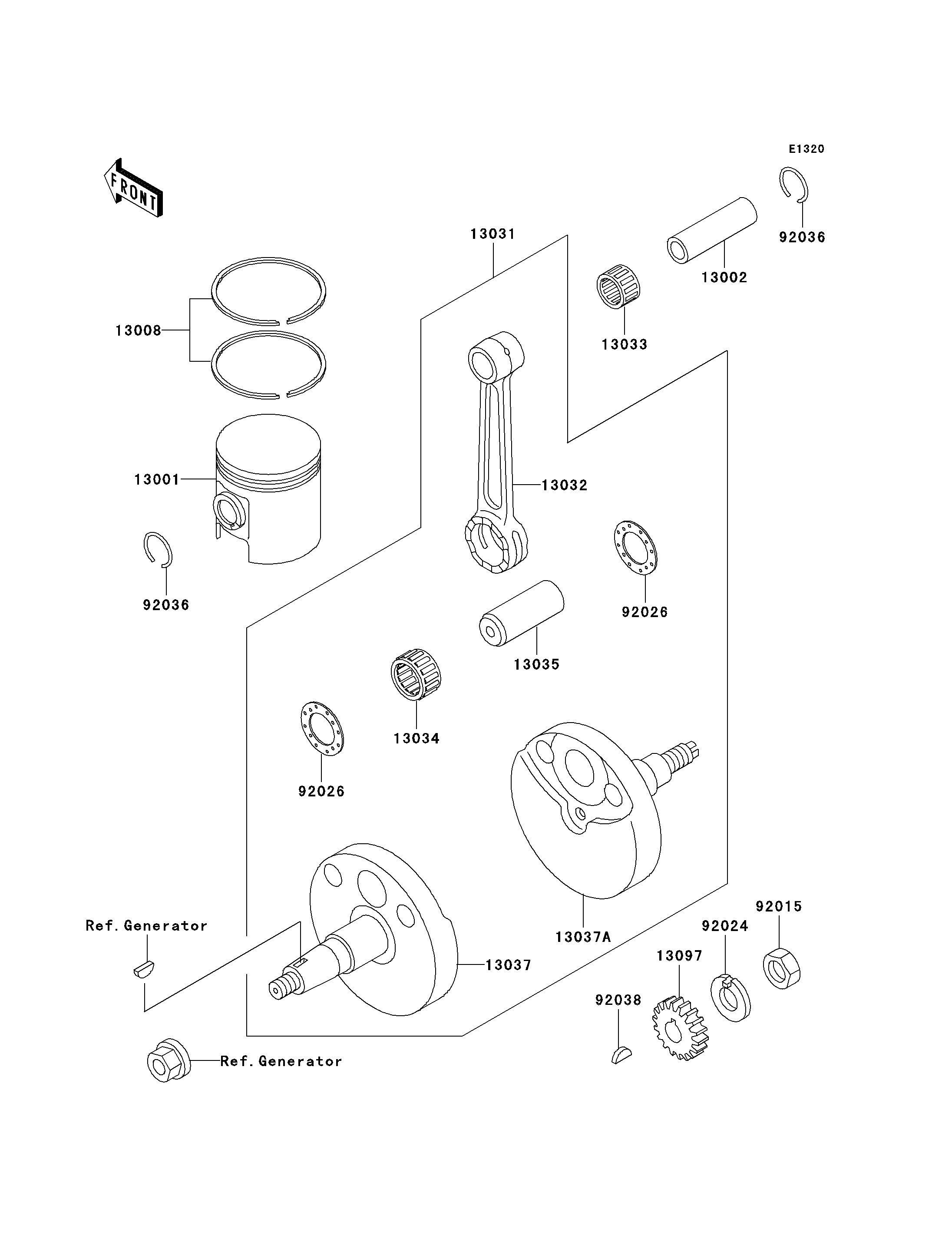 Crankshaft/Piston(s)