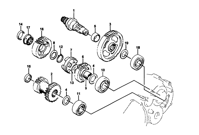 SECONDARY TRANSMISSION ASSEMBLY