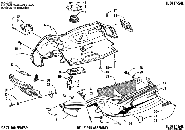 BELLY PAN AND FRONT BUMPER ASSEMBLY