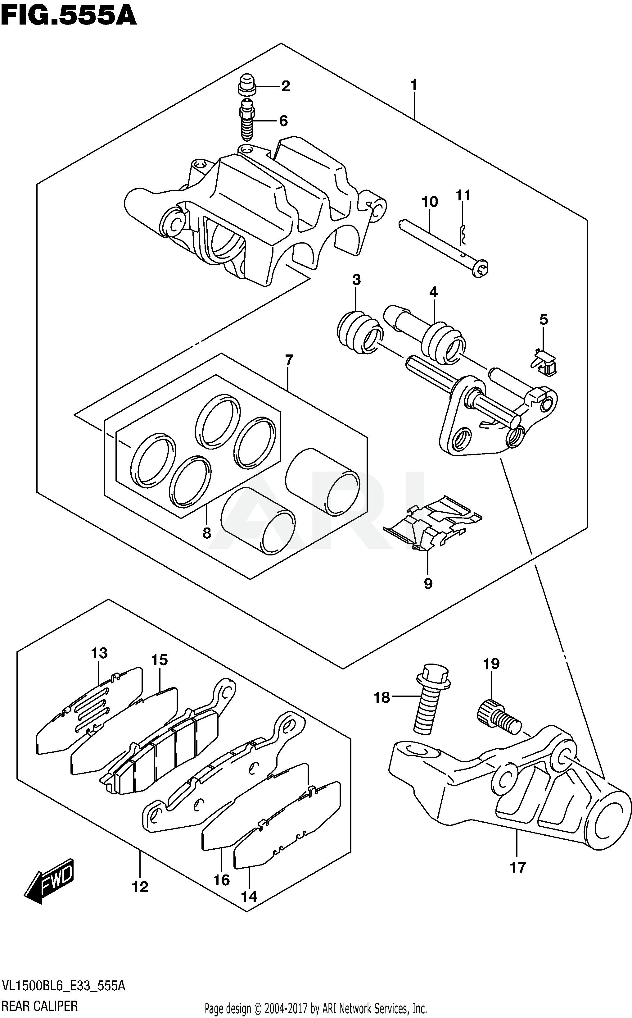 REAR CALIPER