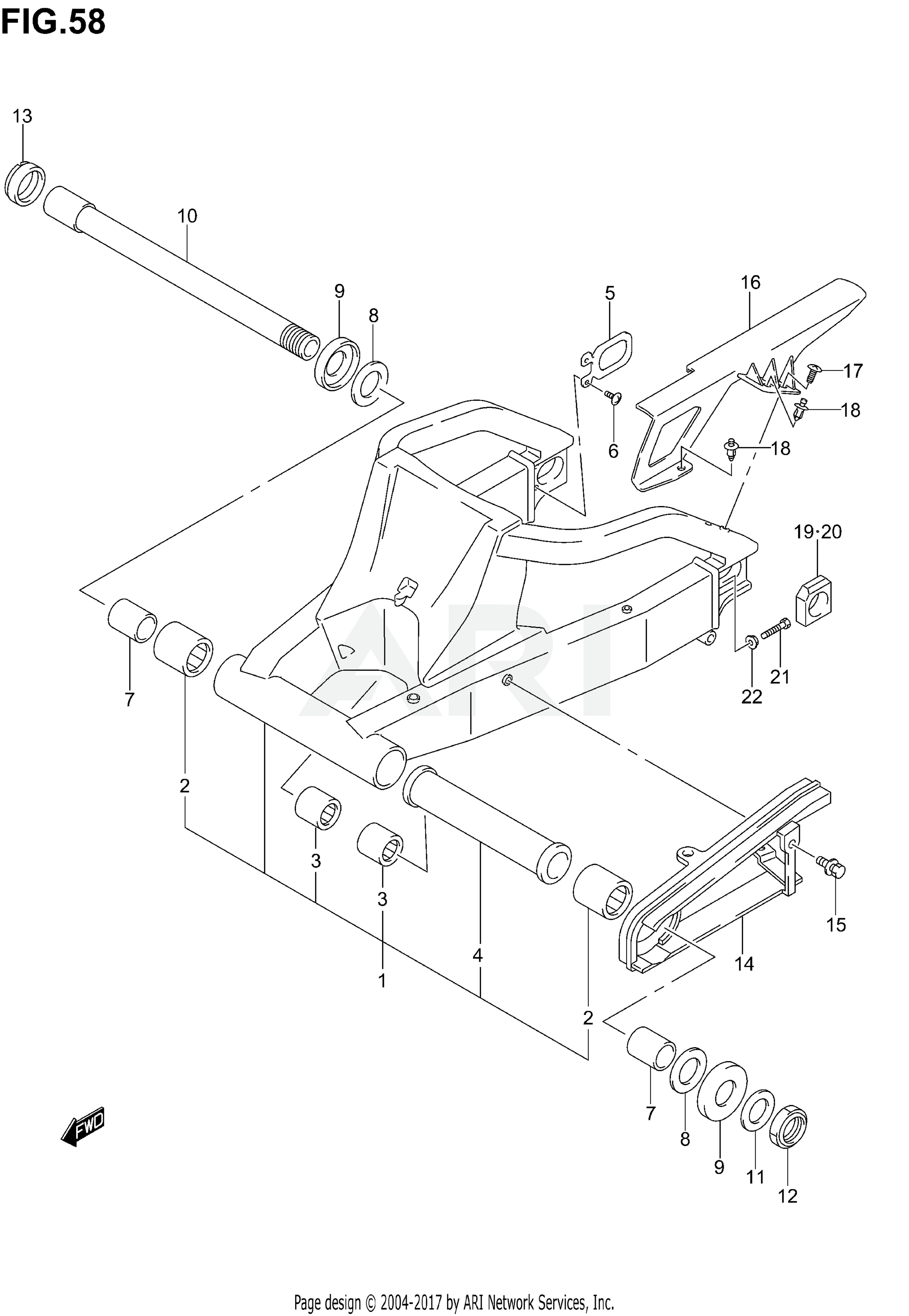 REAR SWINGING ARM