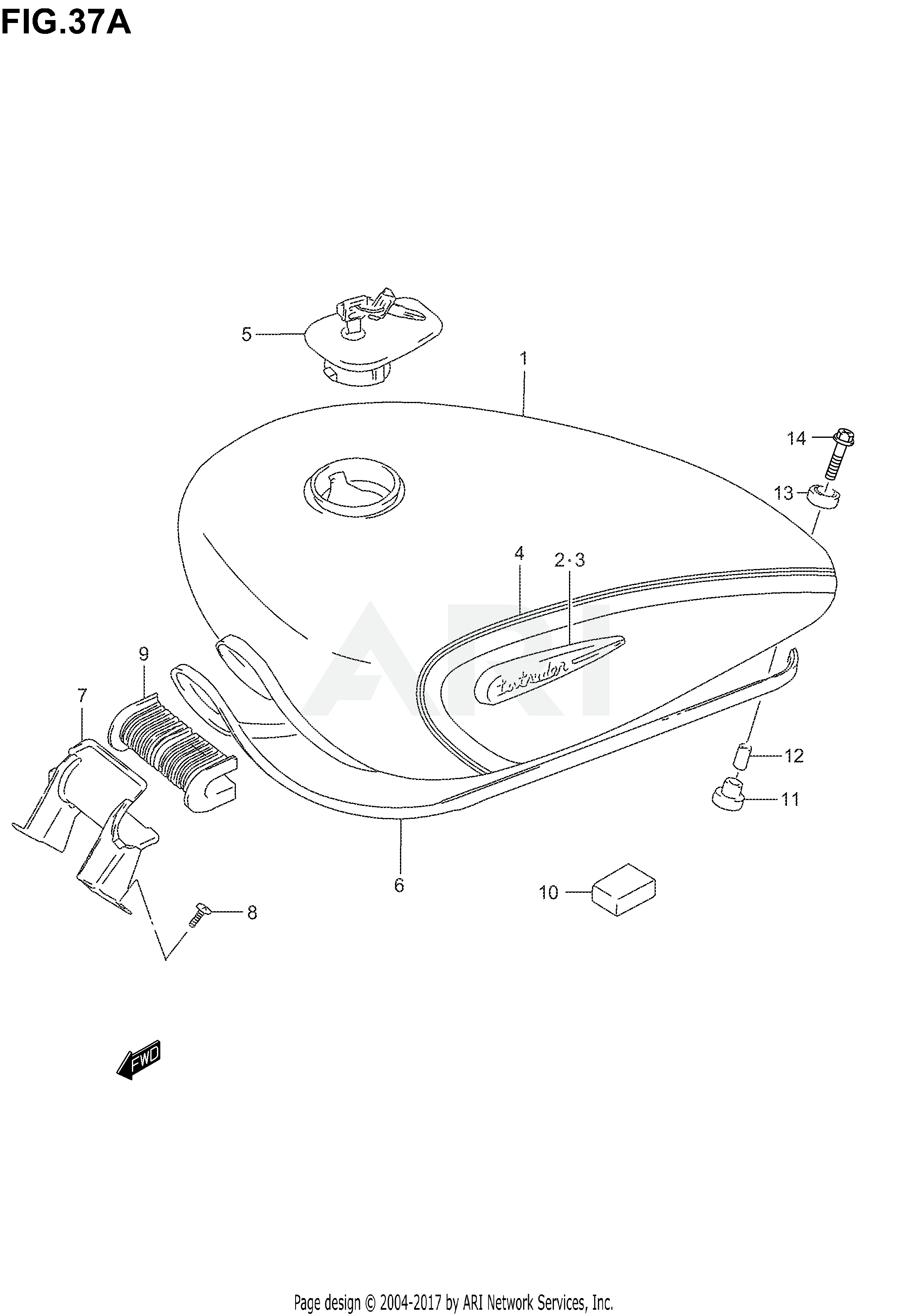 FUEL TANK (MODEL K2)