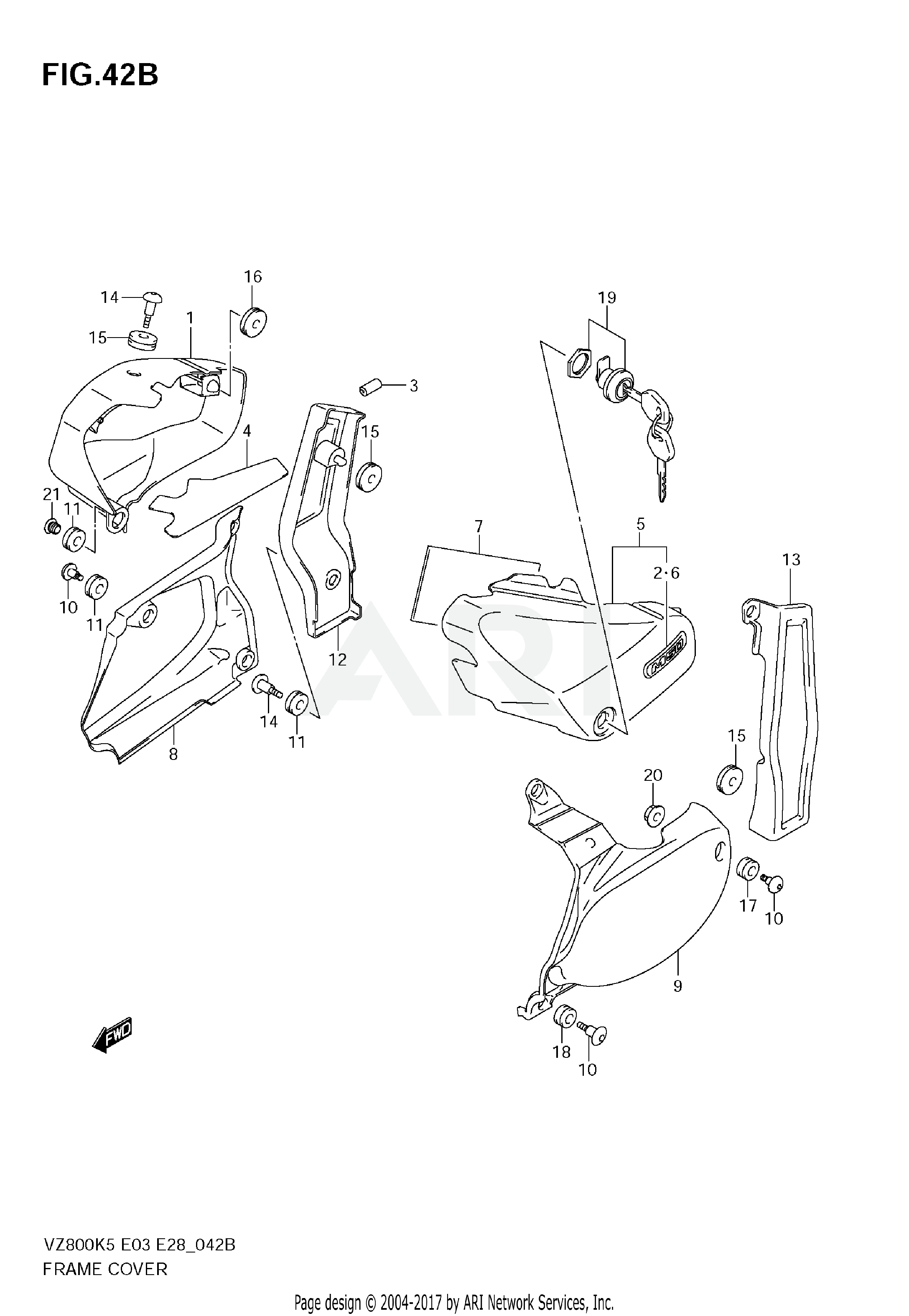 FRAME COVER (MODEL K9)