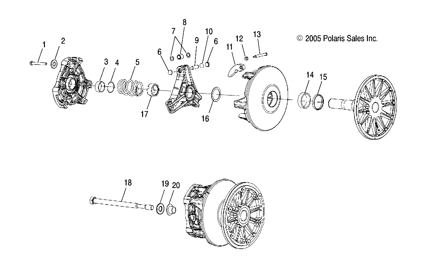 DRIVE CLUTCH - S06PD7ES/FS (4997339733C09)