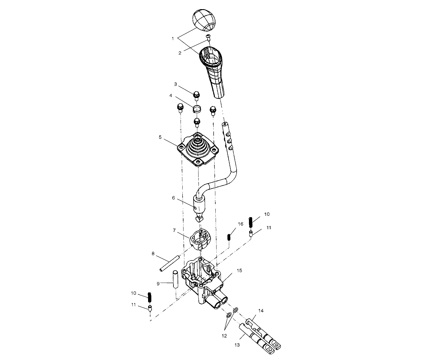 GEAR SELECTOR - A01CD32AA (4964026402D002)